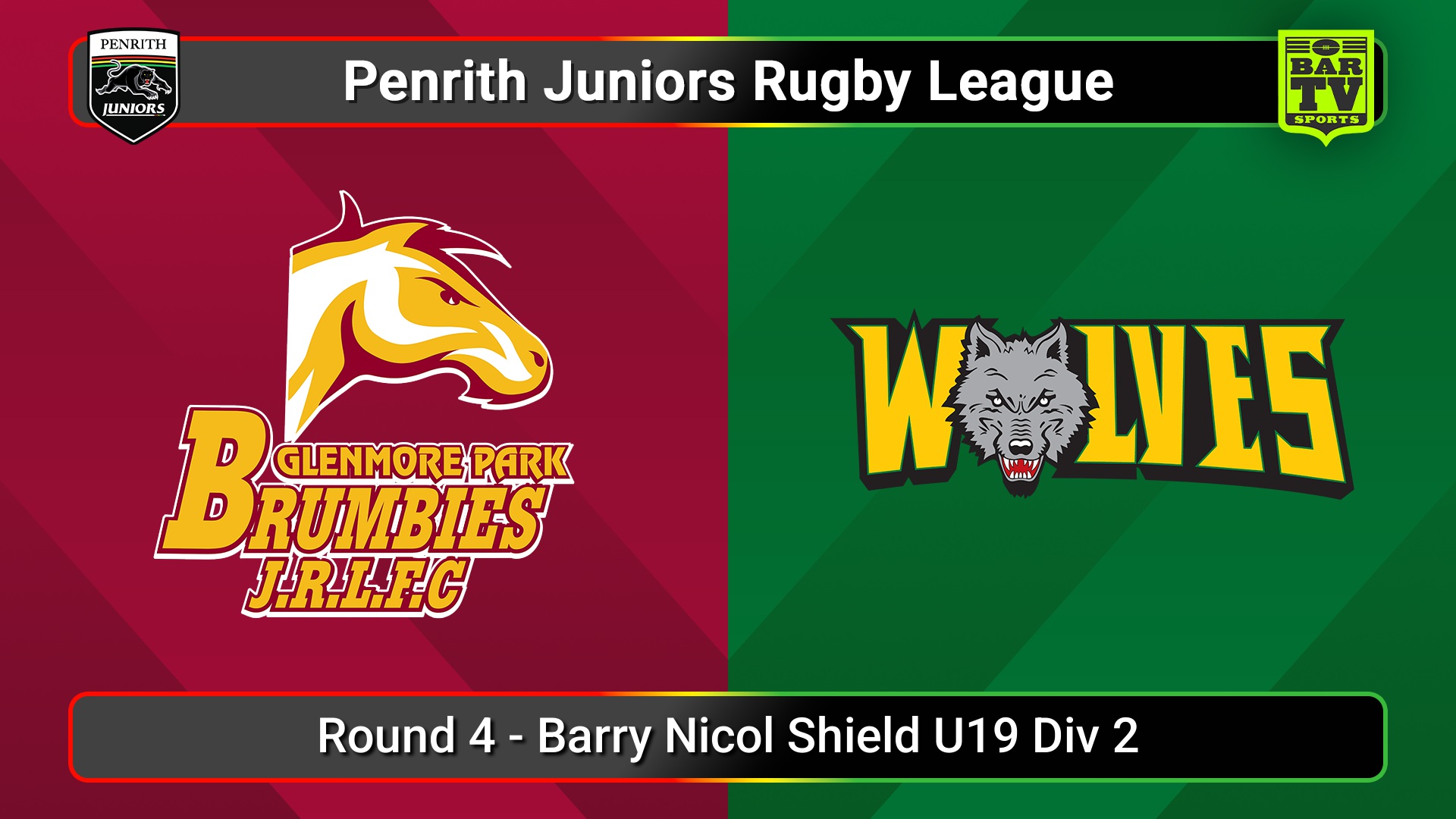 250510-video-Penrith & District Junior Rugby League Round 4 - Barry Nicol Shield U19 Div 2 - Glenmore Park v Windsor Wolves Slate Image