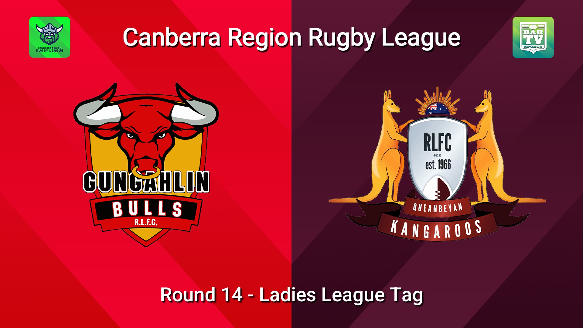 260725-video-Canberra Round 14 - Ladies League Tag - Gungahlin Bulls v Queanbeyan Kangaroos Slate Image