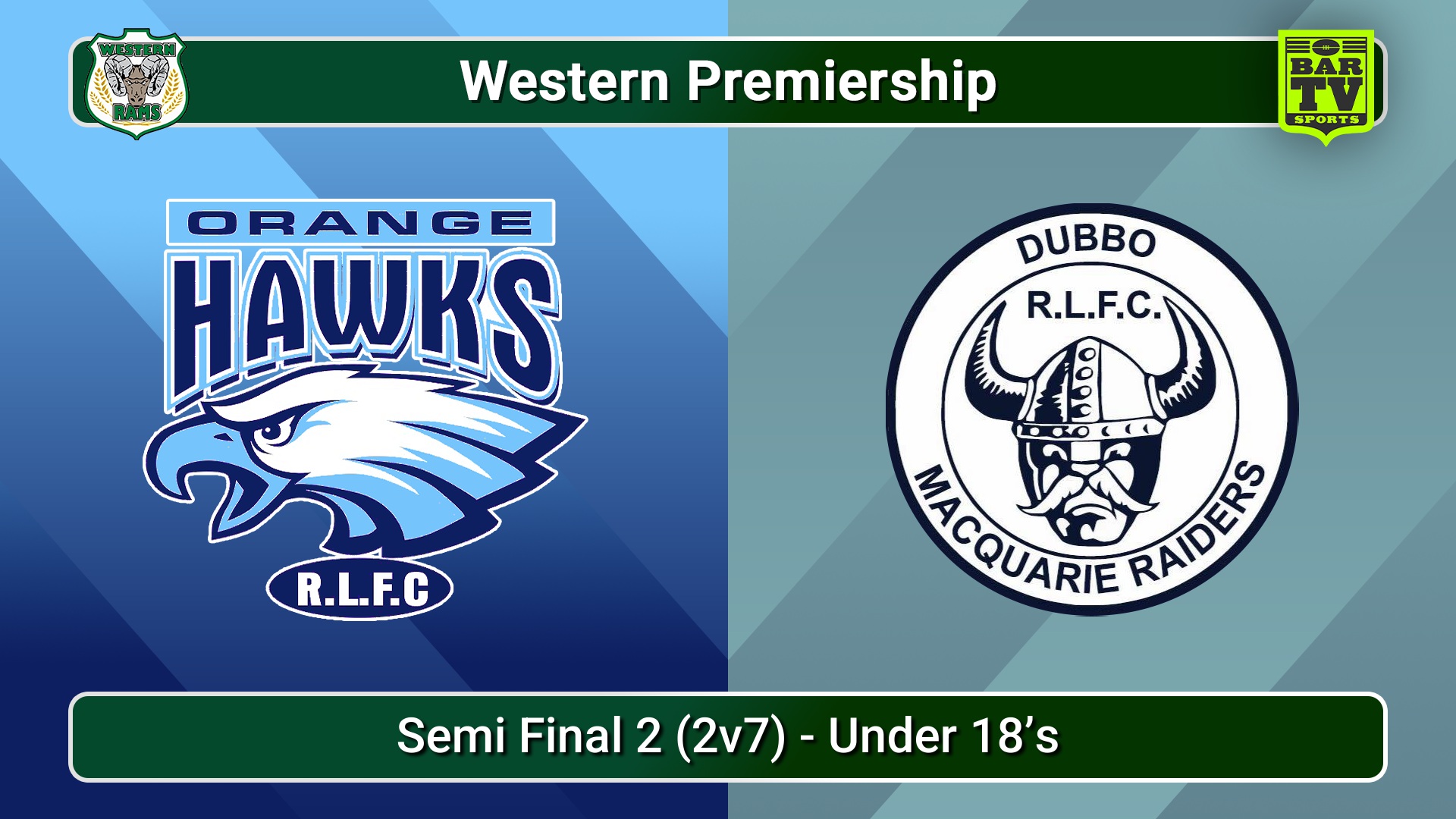 250824-video-Western Premiership Semi Final 2 (2v7) - Under 18’s - Orange Hawks v Dubbo Macquarie Raiders Slate Image