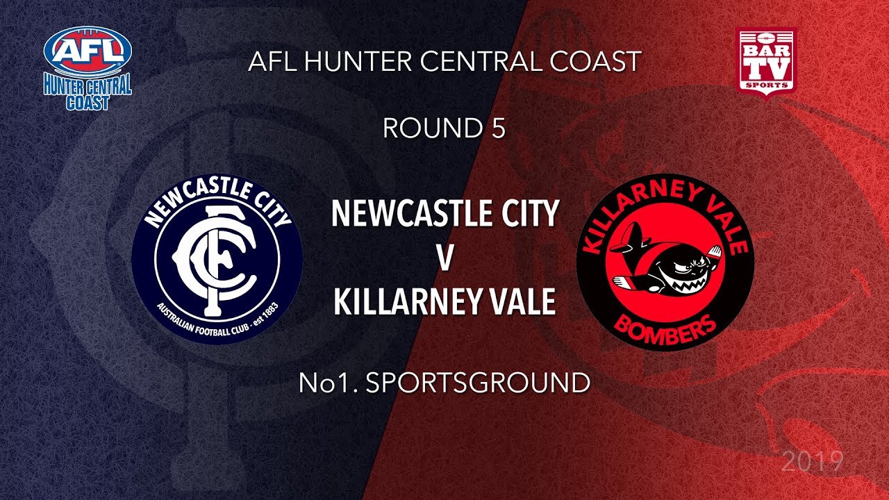 AFL HCC Round 5  -  Cup - Newcastle City  v Singleton Roosters Slate Image