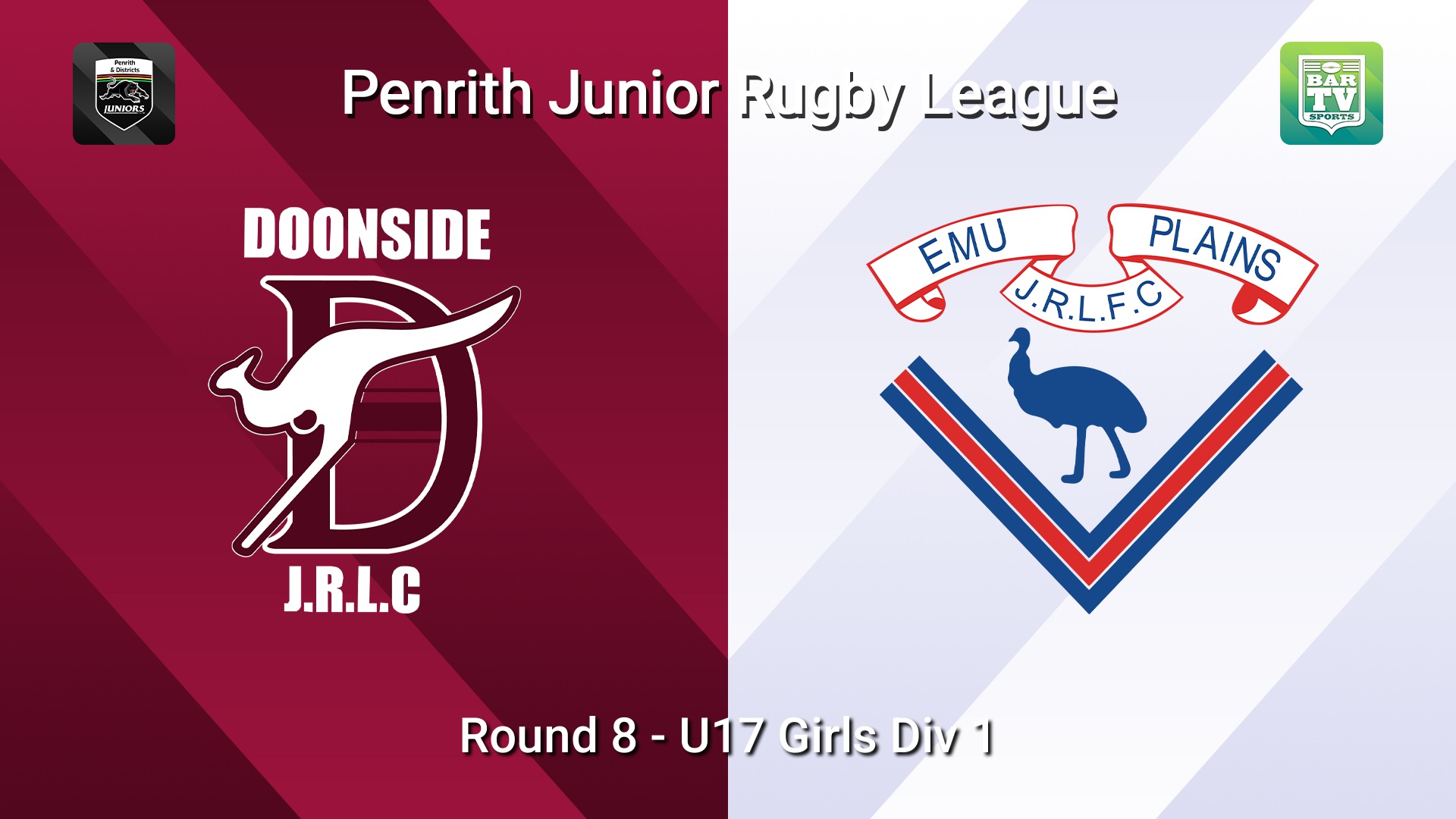 260619-video-Penrith & District Junior Rugby League Round 8 - U17 Girls Div 1 - Doonside v Emu Plains Slate Image