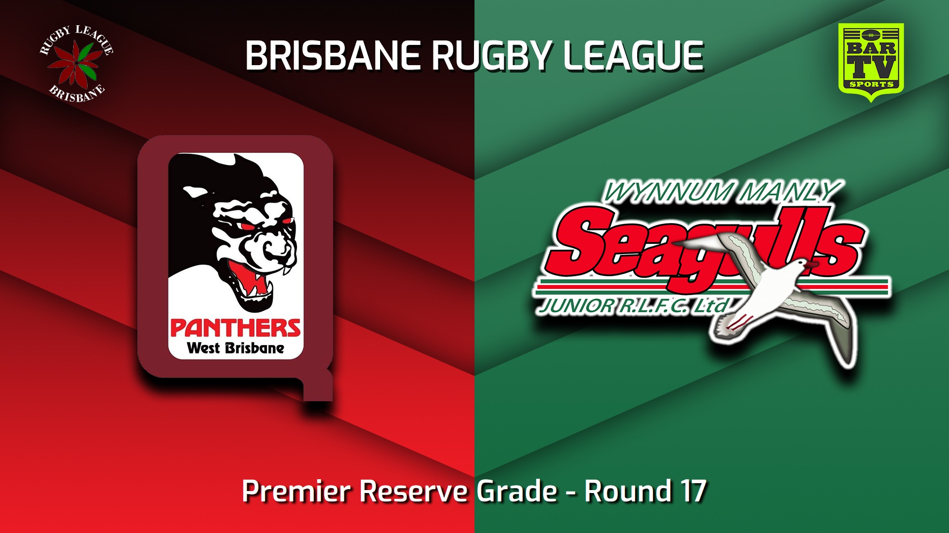 230805-BRL Round 17 - Premier Reserve Grade - West Brisbane Panthers v Wynnum Manly Seagulls Juniors Slate Image