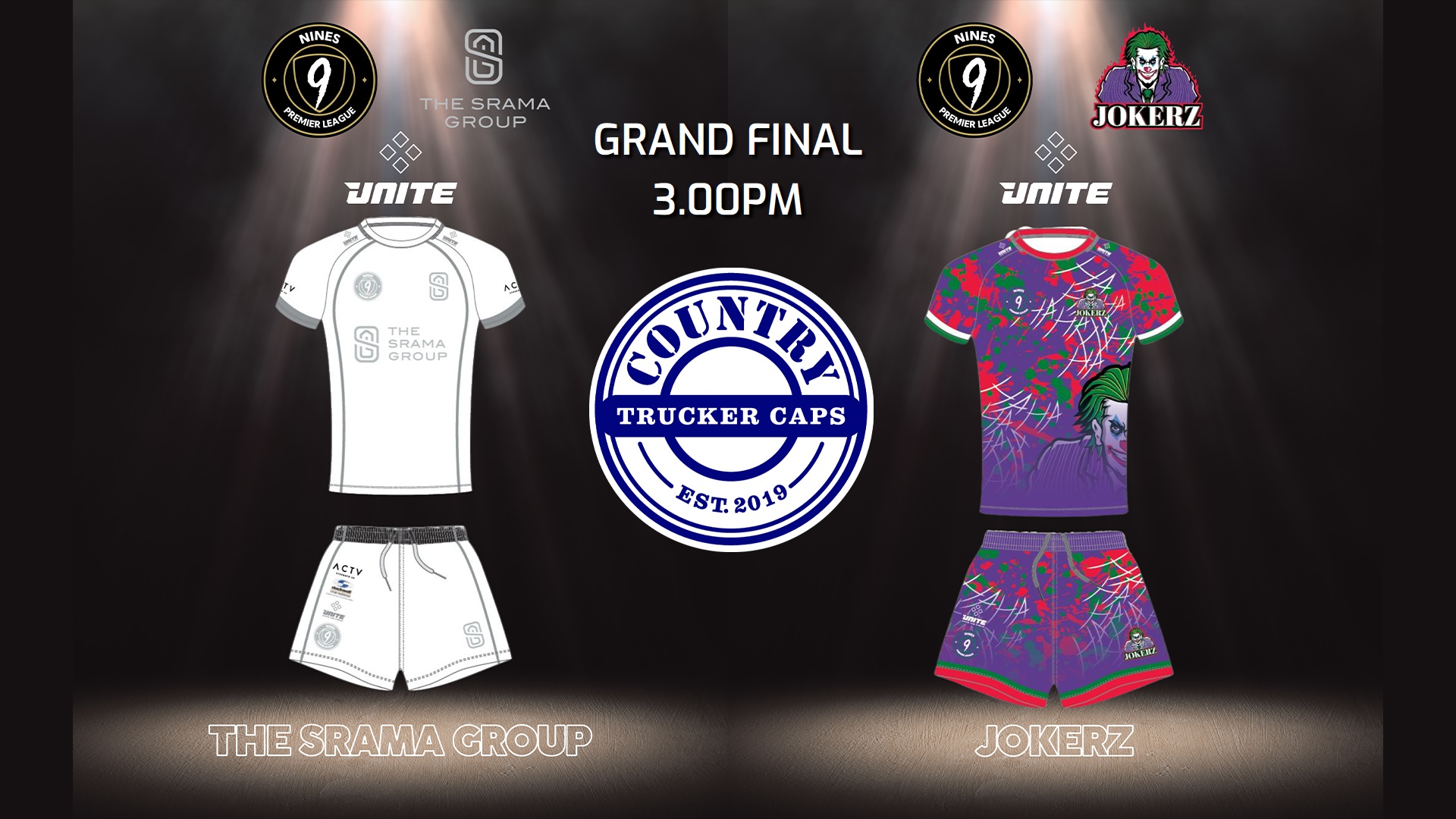 240127-Nines Premier League Grand Final - Shield - NPL The Srama Group v NPL Jokerz Slate Image