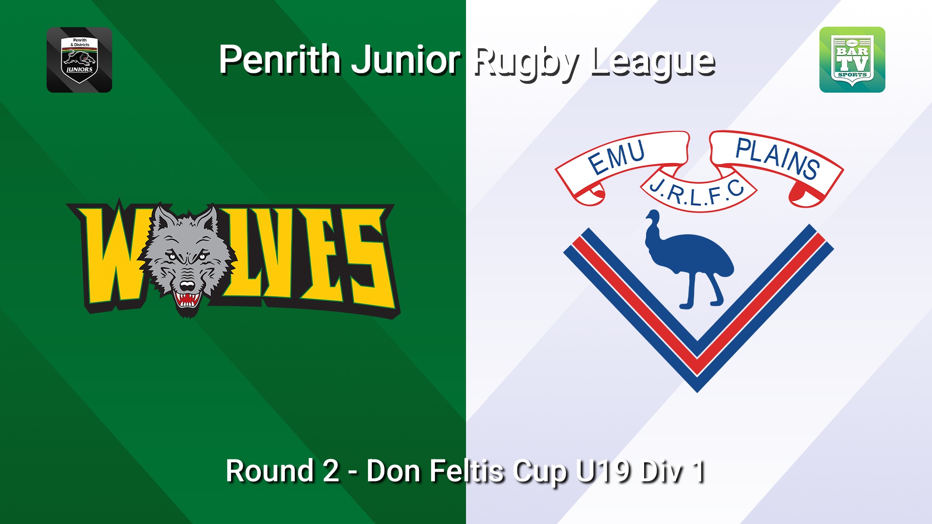 260411-video-Penrith & District Junior Rugby League Round 2 - Don Feltis Cup U19 Div 1 - Windsor Wolves v Emu Plains Slate Image