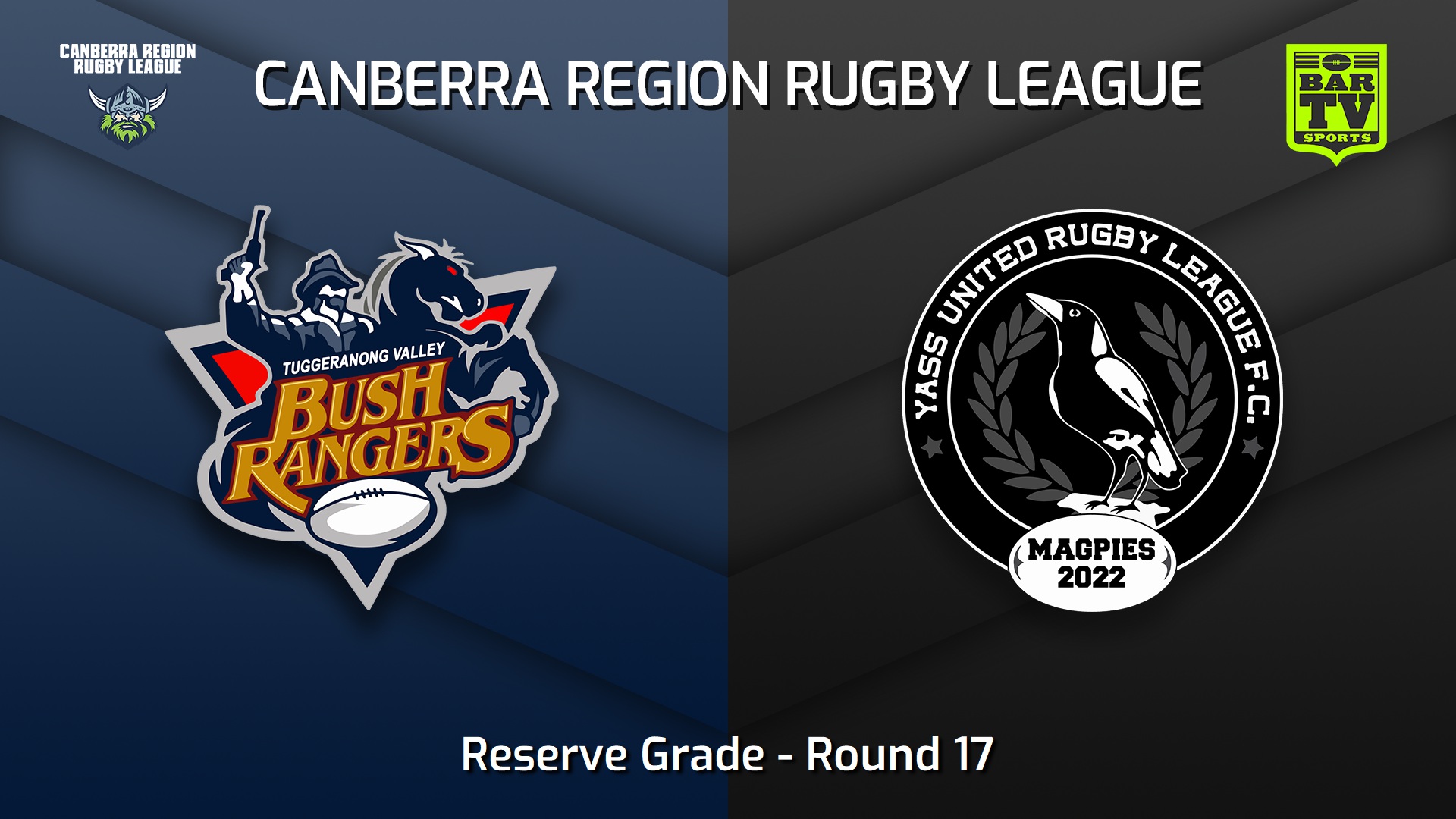 230819-Canberra Round 17 - Reserve Grade - Tuggeranong Bushrangers v Yass Magpies Slate Image