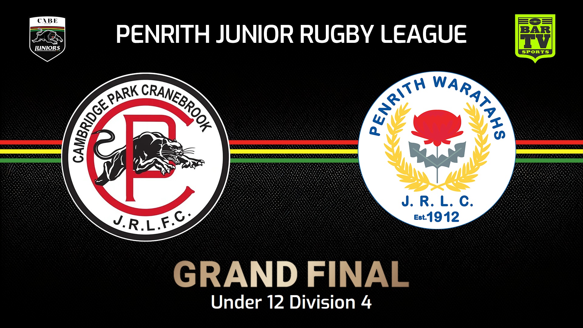 240831-video-Penrith & District Junior Rugby League Grand Final - U12 Div 4 - Cambridge Park v Penrith Waratahs Slate Image