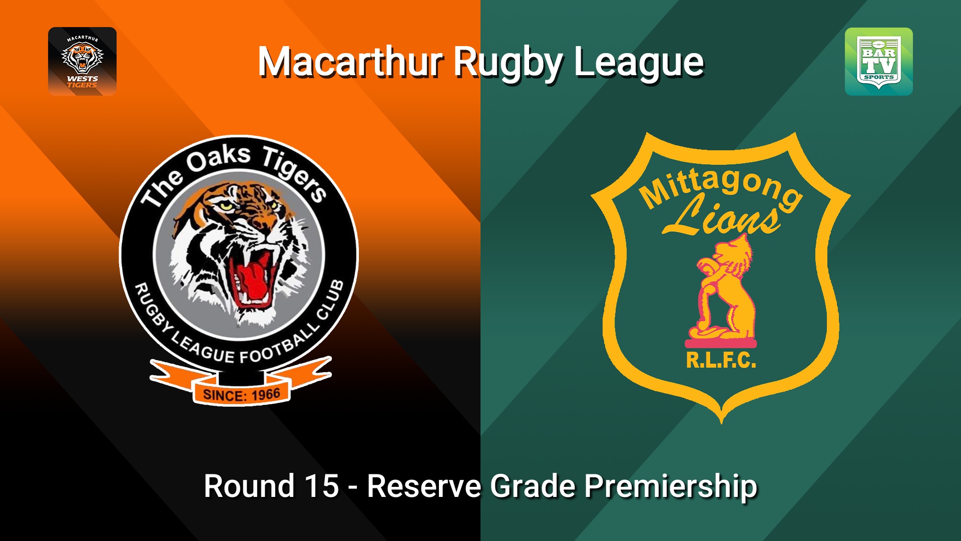 260816-video-Macarthur RL Round 15 - Reserve Grade Premiership - The Oaks Tigers v Mittagong Lions Slate Image