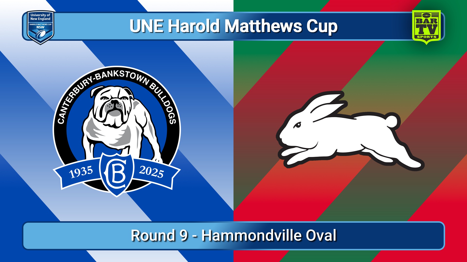 250405-video-UNE Harold Matthews Cup Round 9 - Canterbury-Bankstown Bulldogs v South Sydney Rabbitohs Slate Image