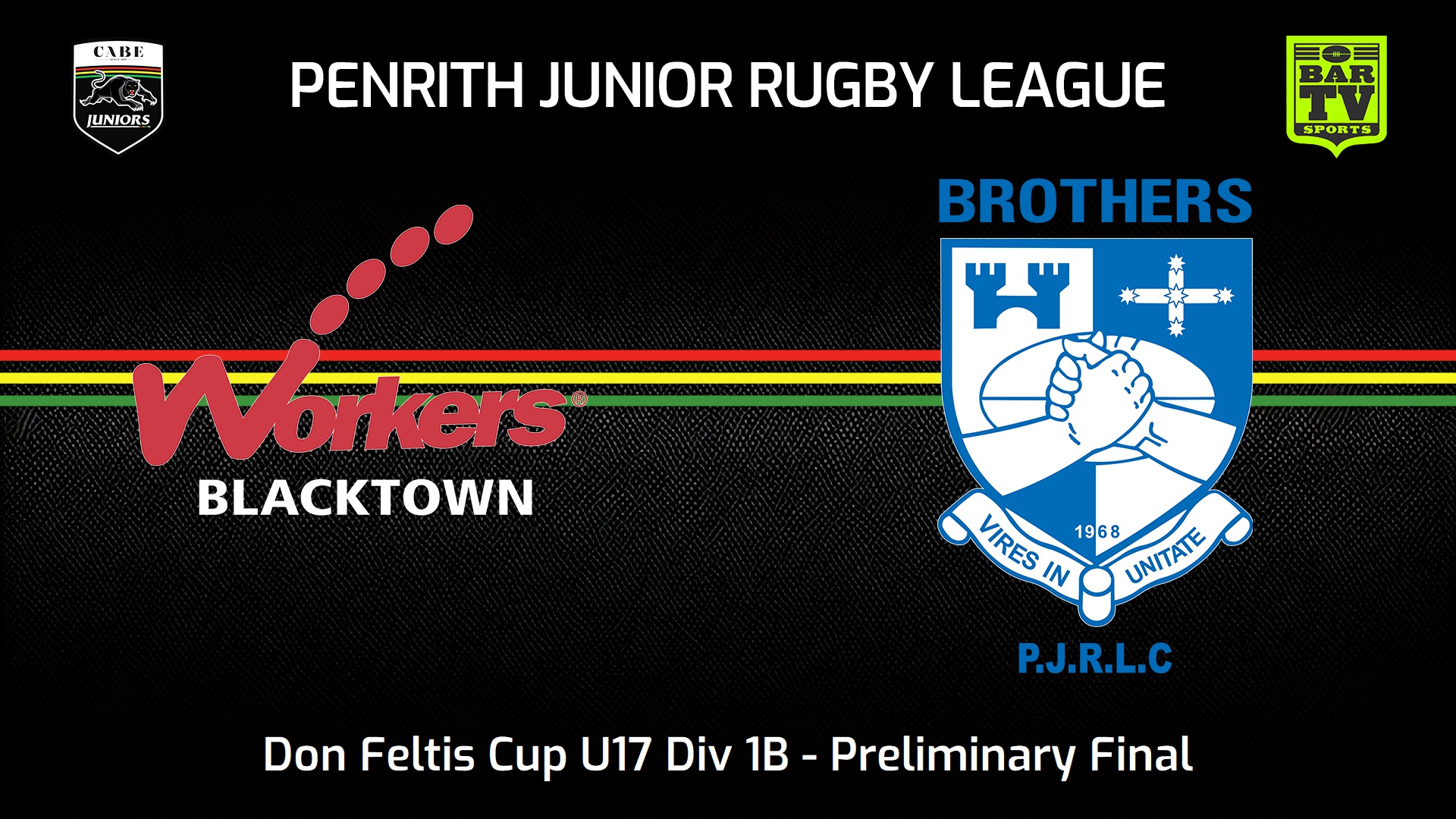 240901-video-Penrith & District Junior Rugby League Preliminary Final - Don Feltis Cup U17 Div 1B - Blacktown Workers v Brothers Slate Image