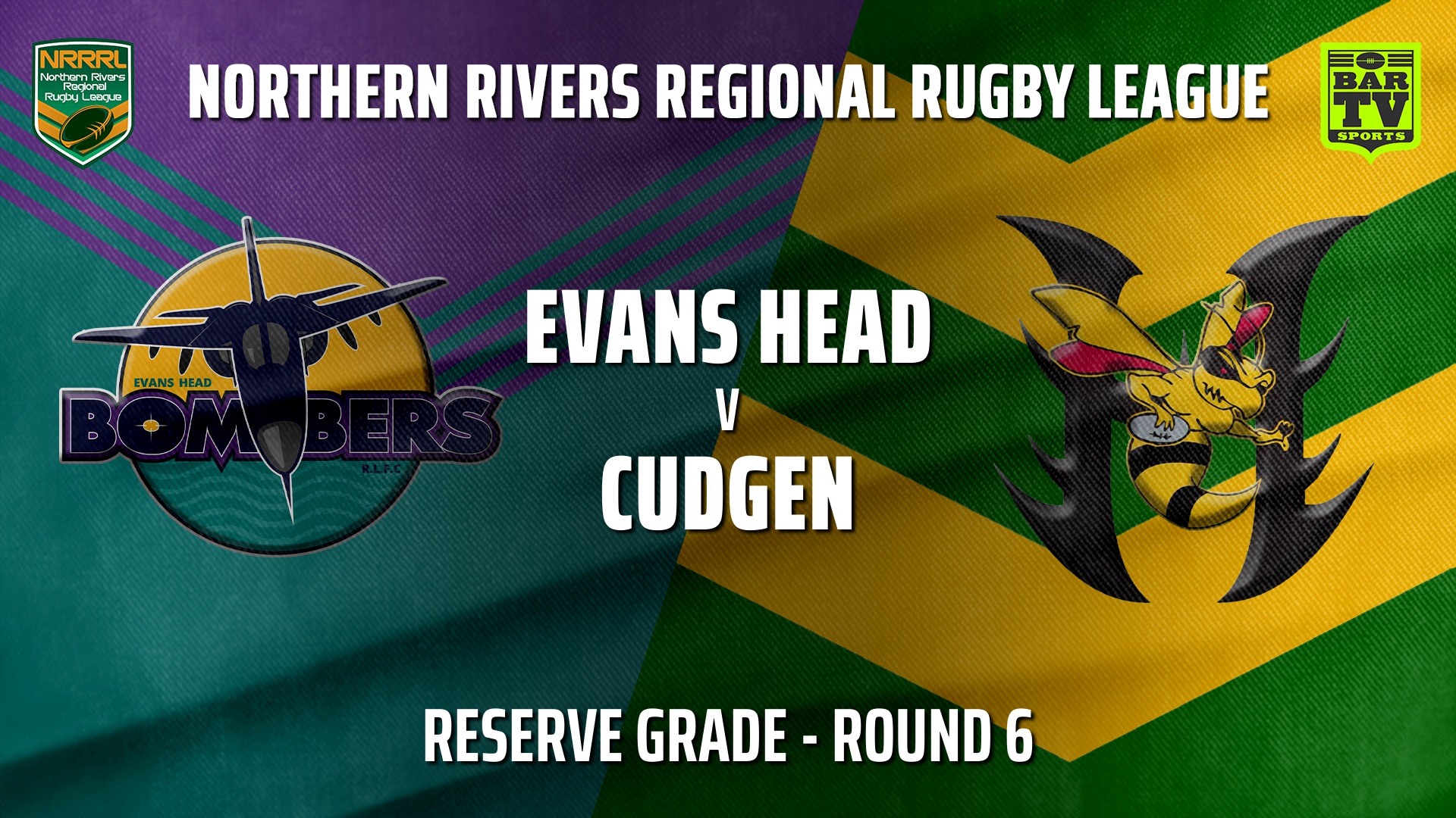 210606-NRRRL Round 6 - Reserve Grade - Evans Head Bombers v Cudgen Hornets Slate Image