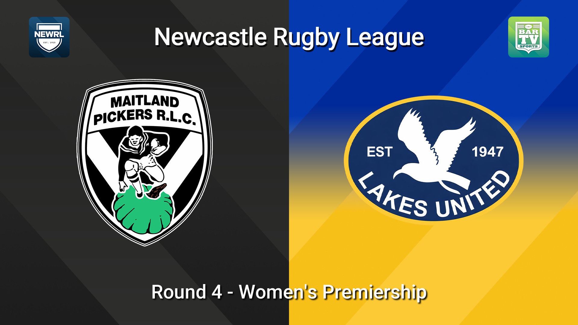 260523-video-Newcastle RL Round 4 - Women's Premiership - Maitland Pickers v Lakes United Seagulls Slate Image