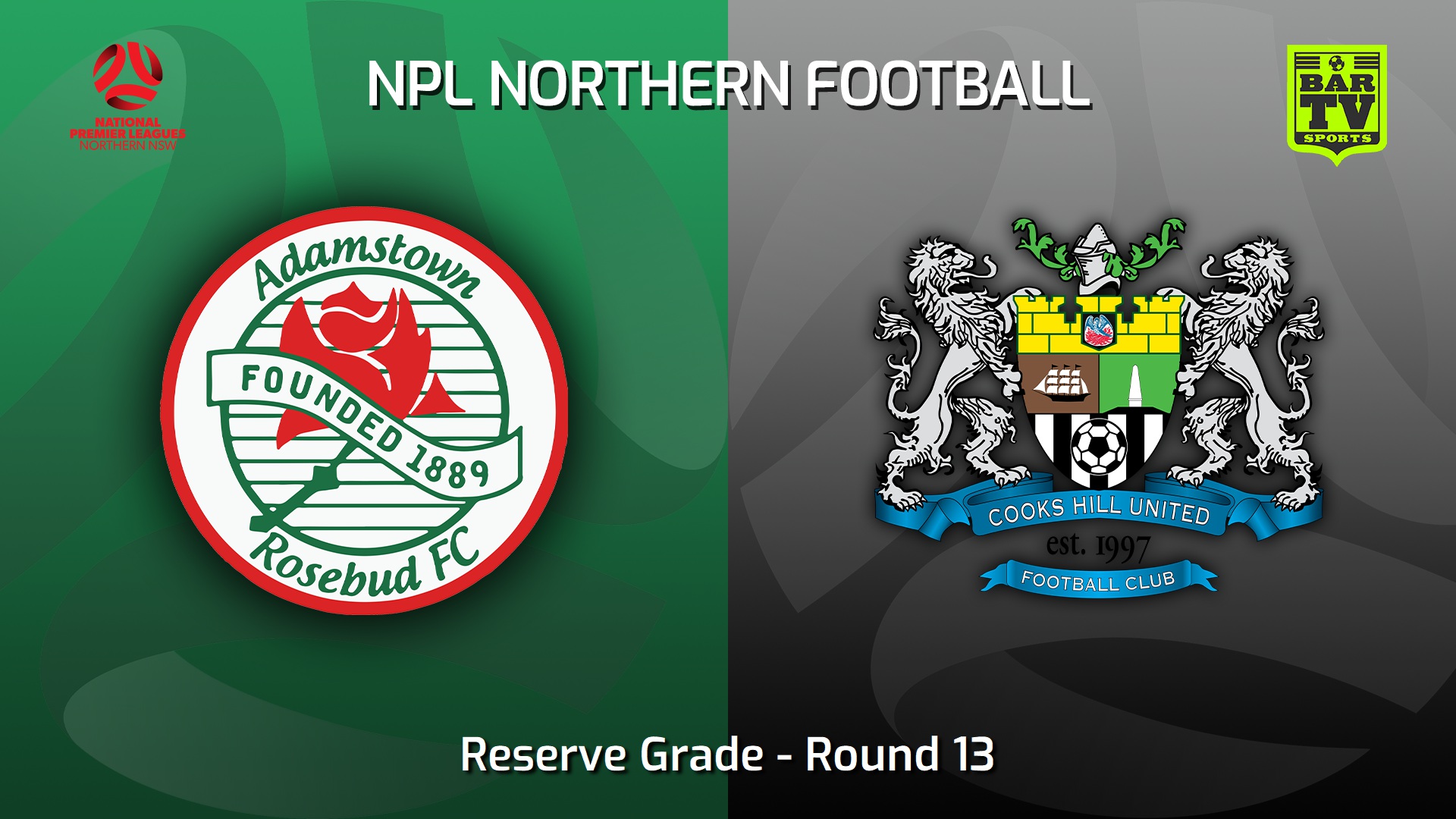 230527-NNSW NPLM Res Round 13 - Adamstown Rosebud FC Res v Cooks Hill United FC (Res) Slate Image