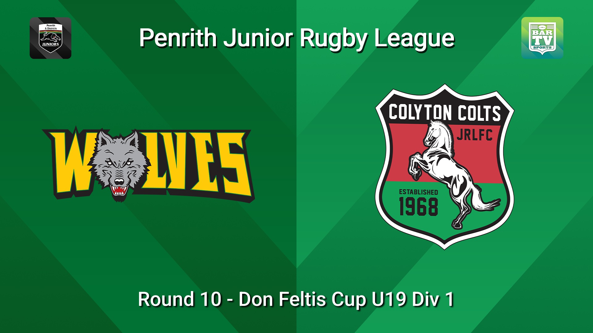 260628-video-Penrith & District Junior Rugby League Round 10 - Don Feltis Cup U19 Div 1 - Windsor Wolves v Colyton Slate Image