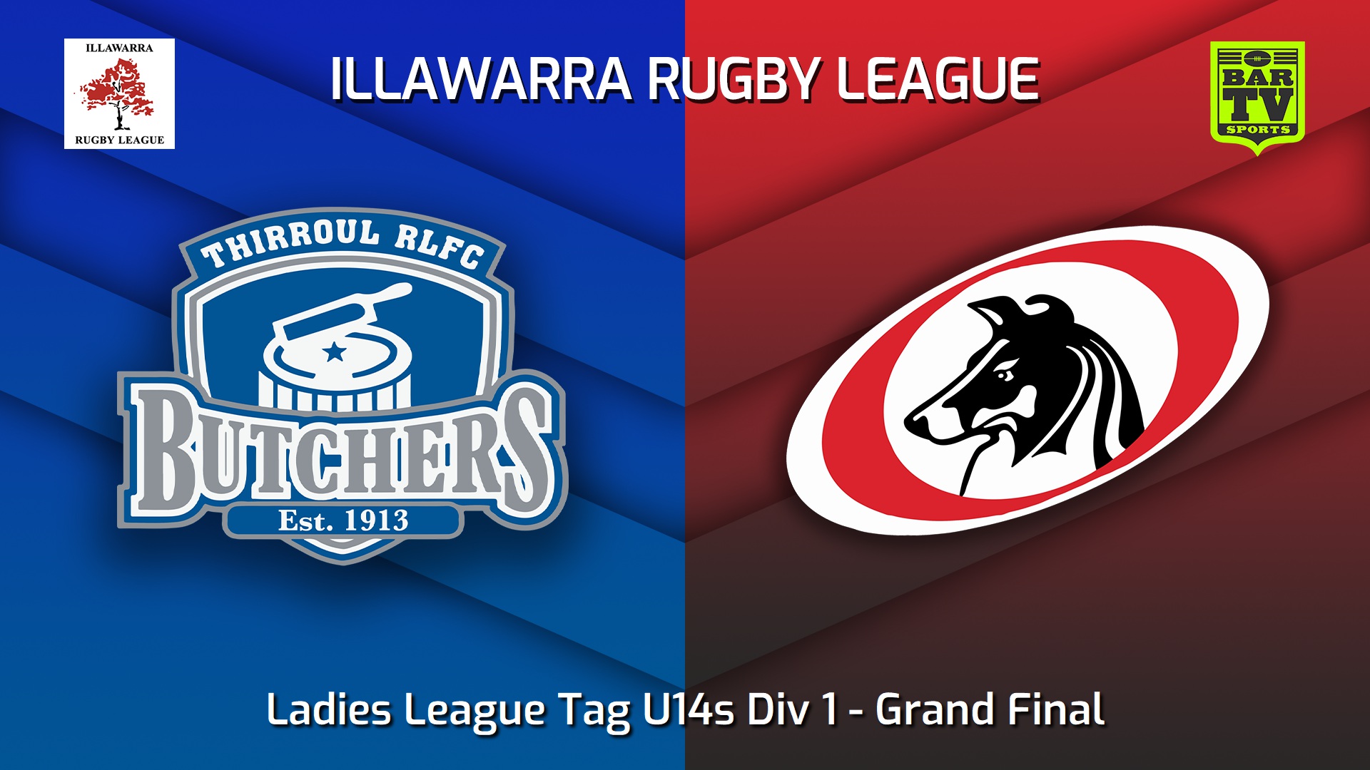 220819-Illawarra Grand Final - Ladies League Tag U14s Div 1 - Thirroul Butchers v Collegians Slate Image