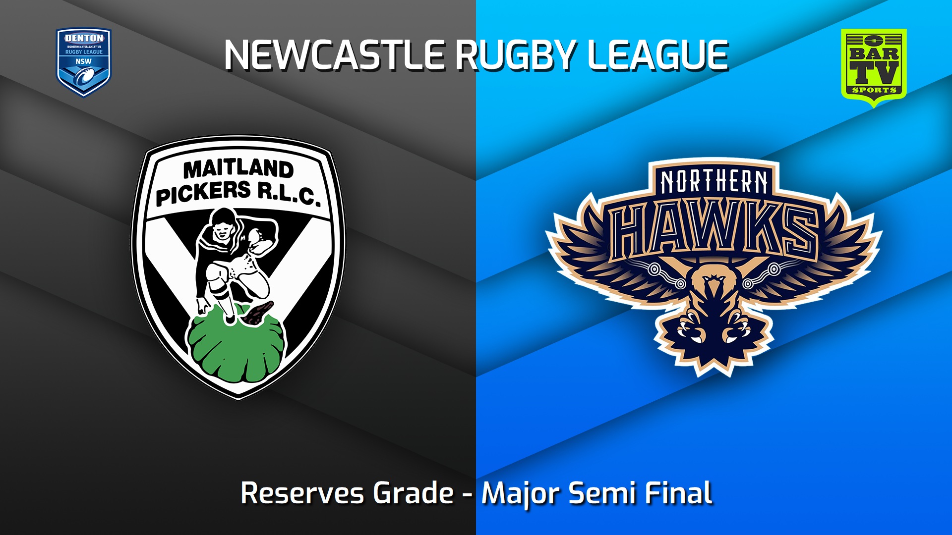 220827-Newcastle Major Semi Final - Reserve Grade - Maitland Pickers v Northern Hawks Slate Image