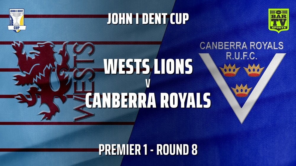 210619-John I Dent (ACT) Round 8 - Premier 1 - Wests Lions v Canberra Royals Slate Image