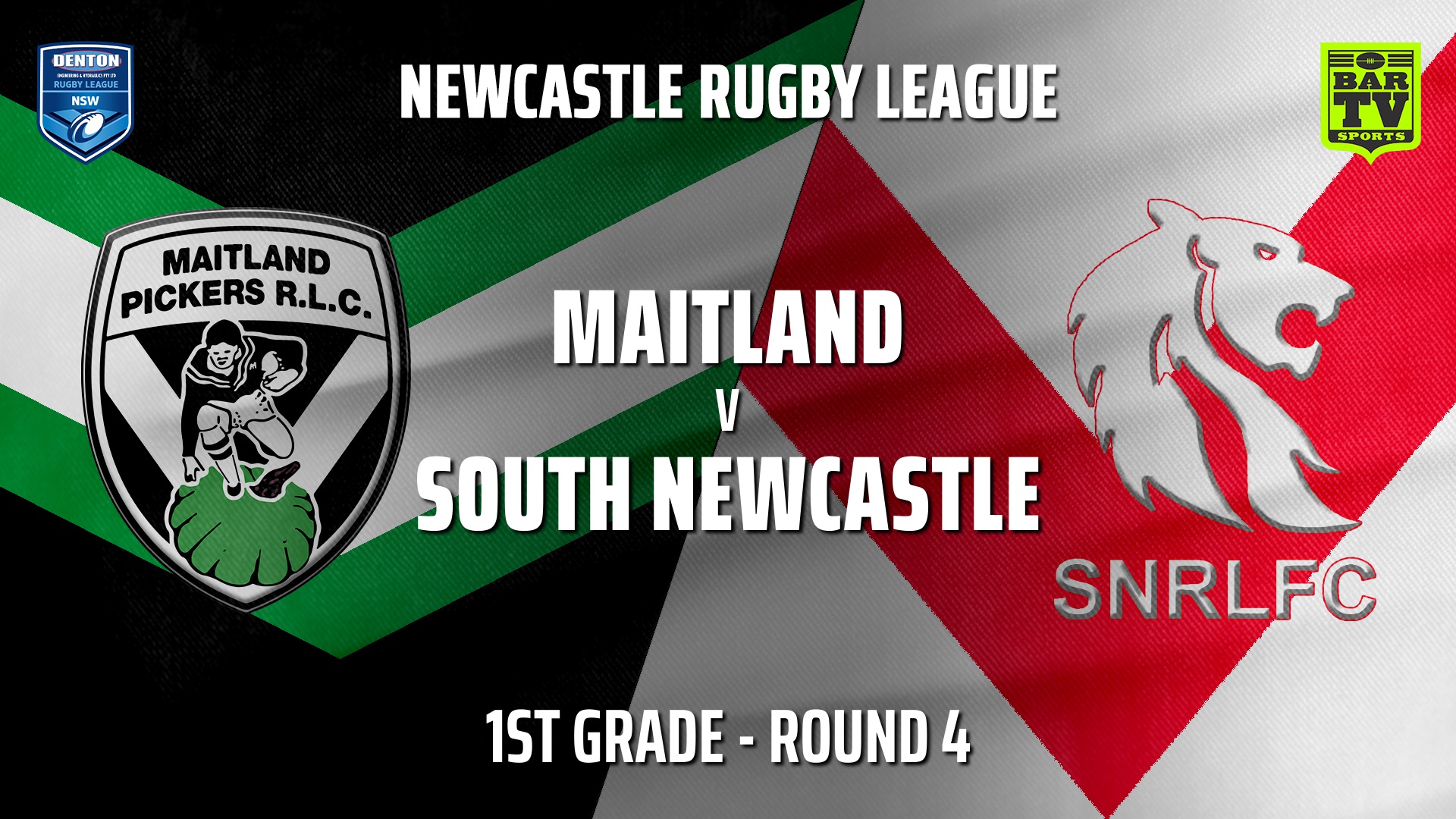Newcastle Rugby League Round 4 - 1st Grade - Maitland Pickers v South Newcastle Slate Image