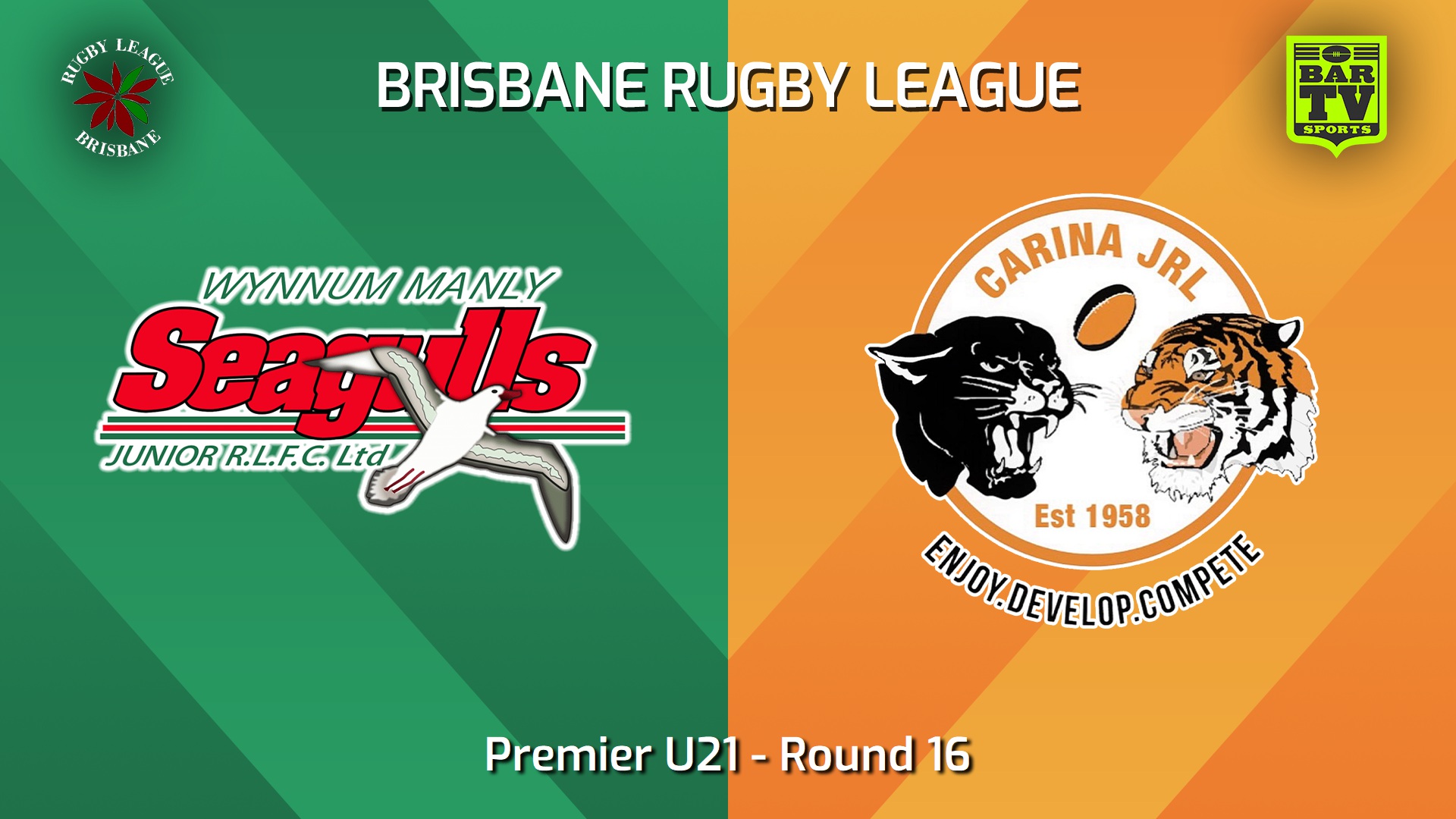 240803-video-BRL Round 16 - Premier U21 - Wynnum Manly Seagulls Juniors v Carina Juniors Slate Image
