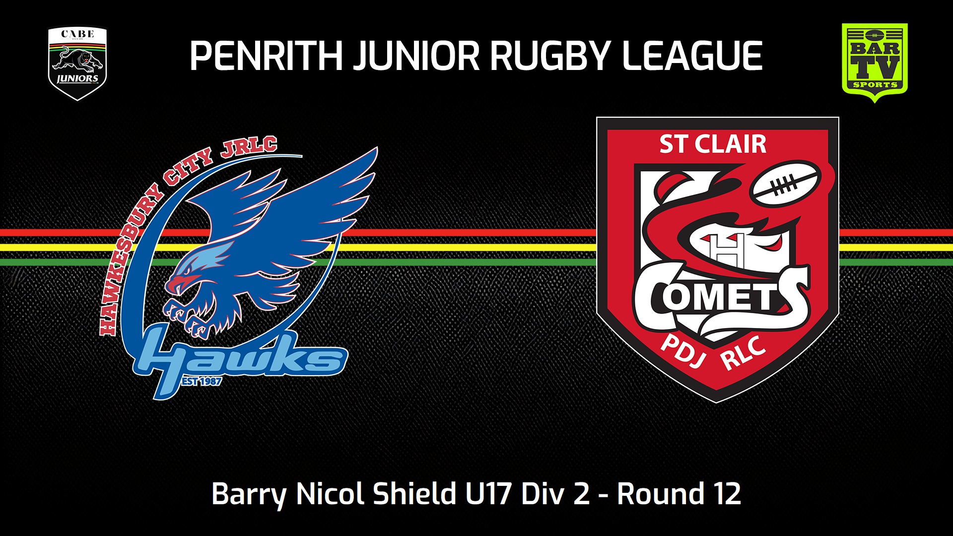 240707-video-Penrith & District Junior Rugby League Round 12 - U17 Div 2 - Hawkesbury City v St Clair Slate Image