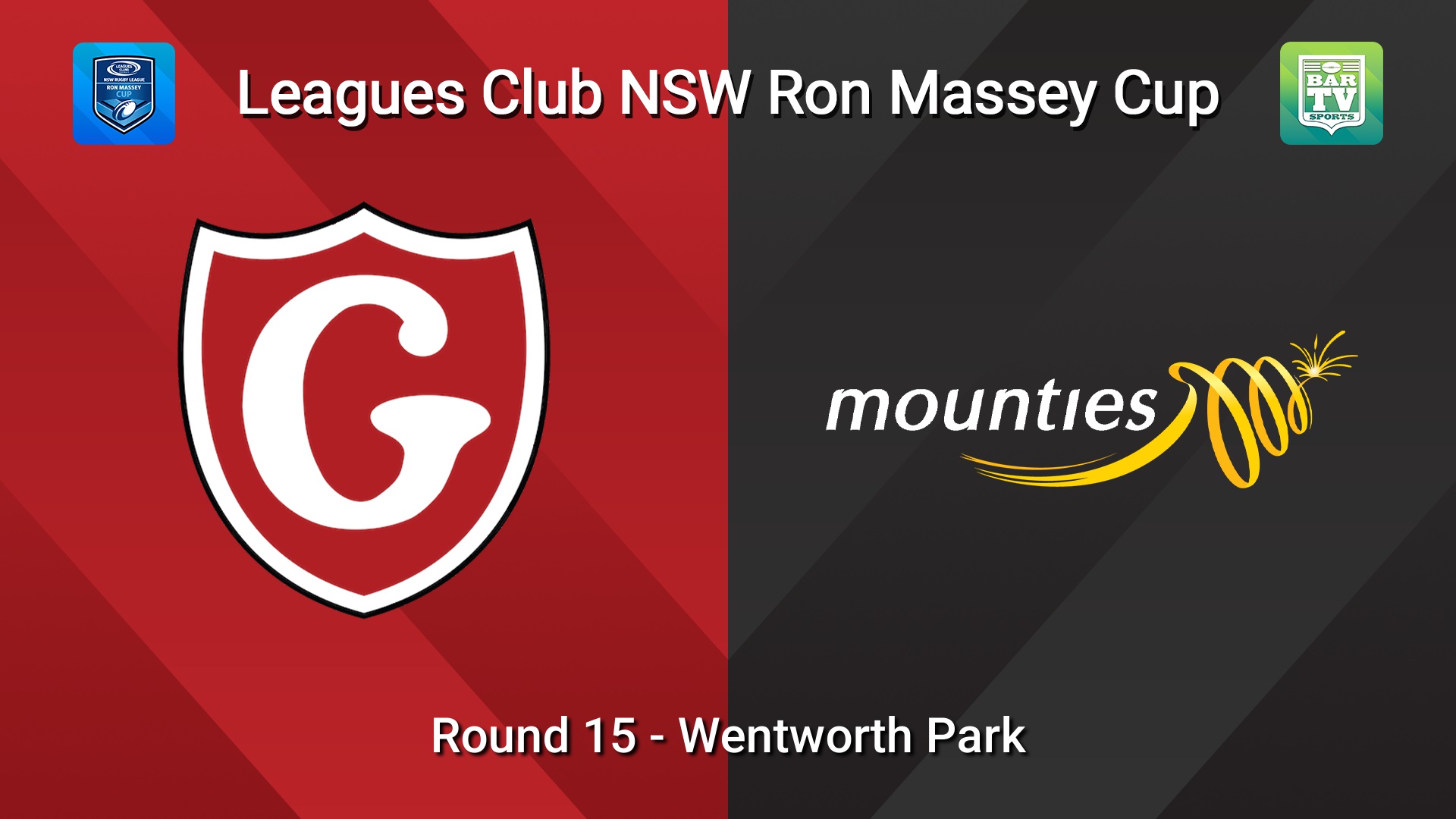 260719-video-Ron Massey Cup Round 15 - Glebe Dirty Reds v Mounties Slate Image