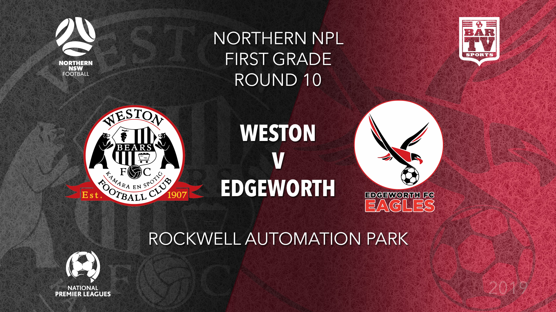 NPL - NNSW Round 10 - Weston Workers FC v Edgeworth Eagles FC Slate Image