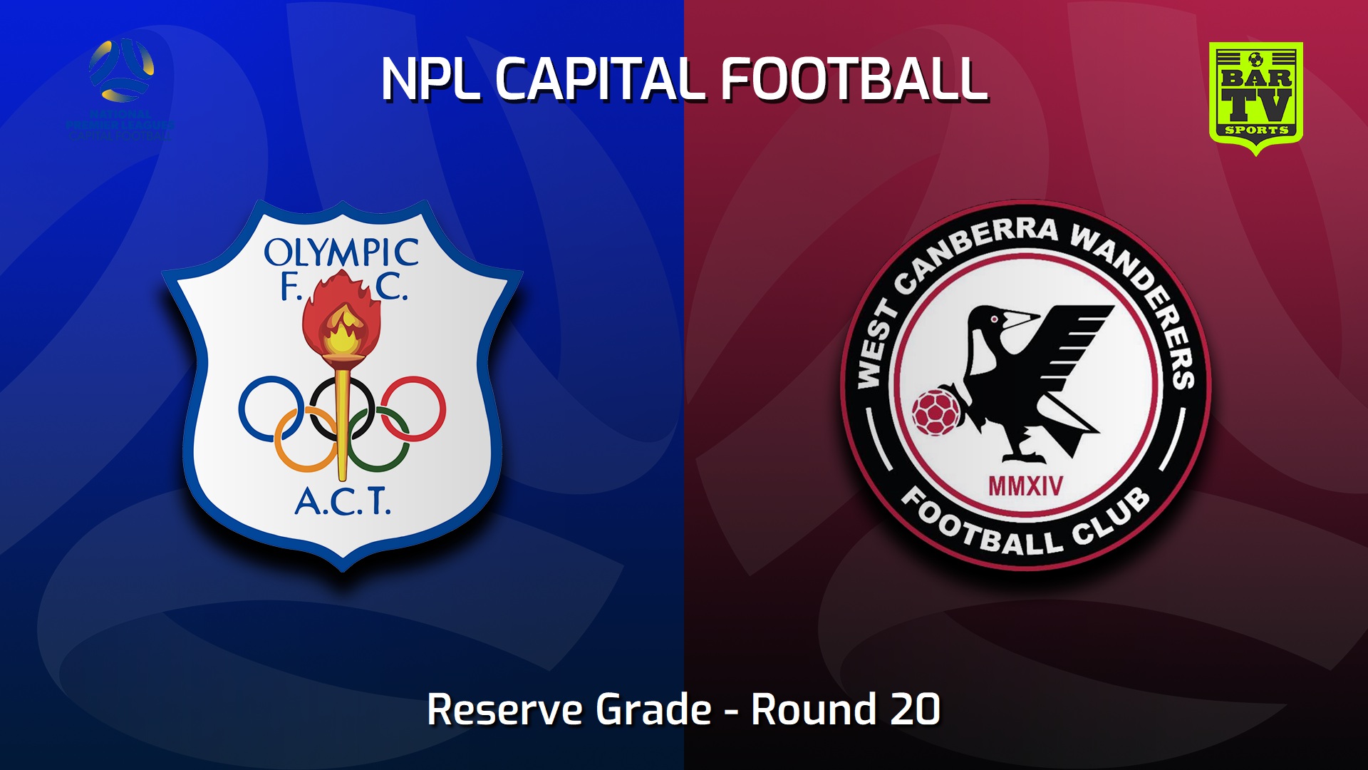 230827-NPL Women - Reserve Grade - Capital Football Round 20 - Canberra Olympic FC (women) v West Canberra Wanderers FC (women) Slate Image