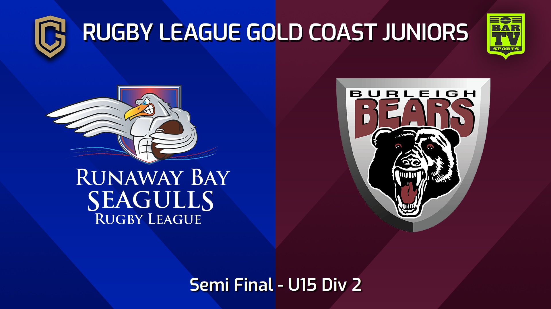 250822-video-Rugby League Gold Coast Juniors Semi Final - U15 Div 2 - Runaway Bay Seagulls v Burleigh Bears Juniors Slate Image