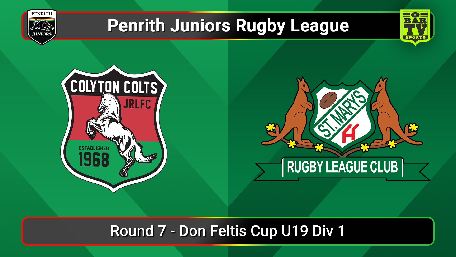 250524-video-Penrith & District Junior Rugby League Round 7 - Don Feltis Cup U19 Div 1 - Colyton v St Marys Slate Image