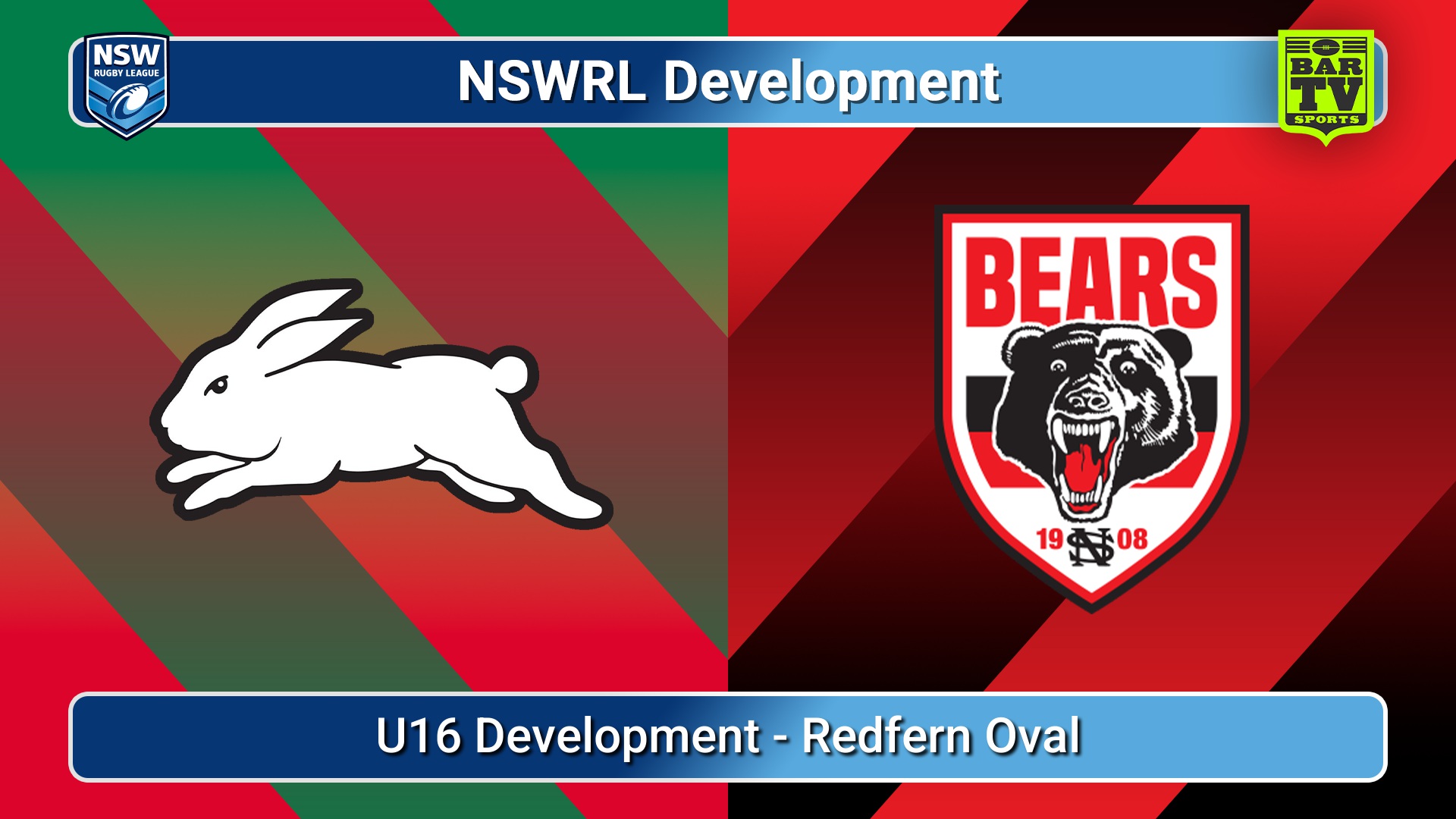 260317-video-NSWRL Development Development Match - U16 Development - South Sydney Rabbitohs v North Sydney Bears Slate Image