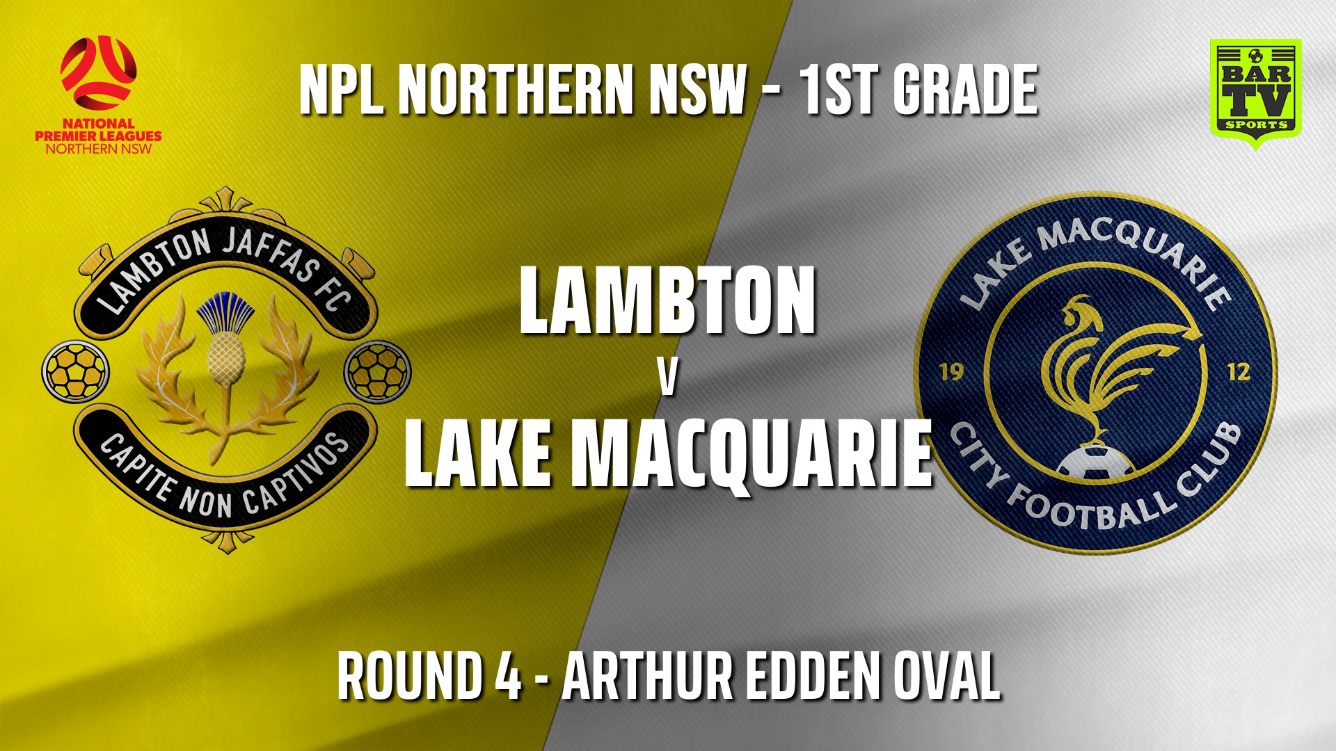 NPL - NNSW Round 4 - Lambton Jaffas FC v Lake Macquarie City FC Slate Image