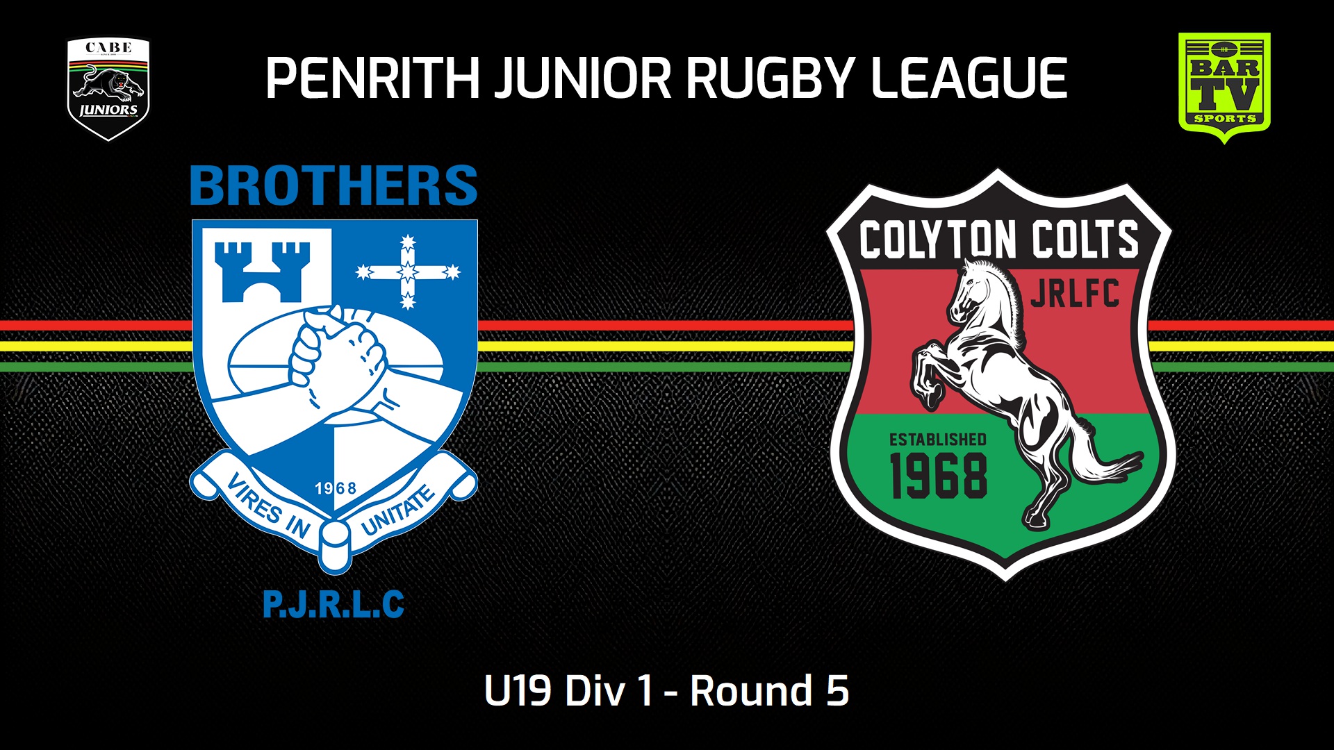 240511-video-Penrith & District Junior Rugby League Round 5 - U19 Div 1 - Brothers v Colyton Colts Slate Image