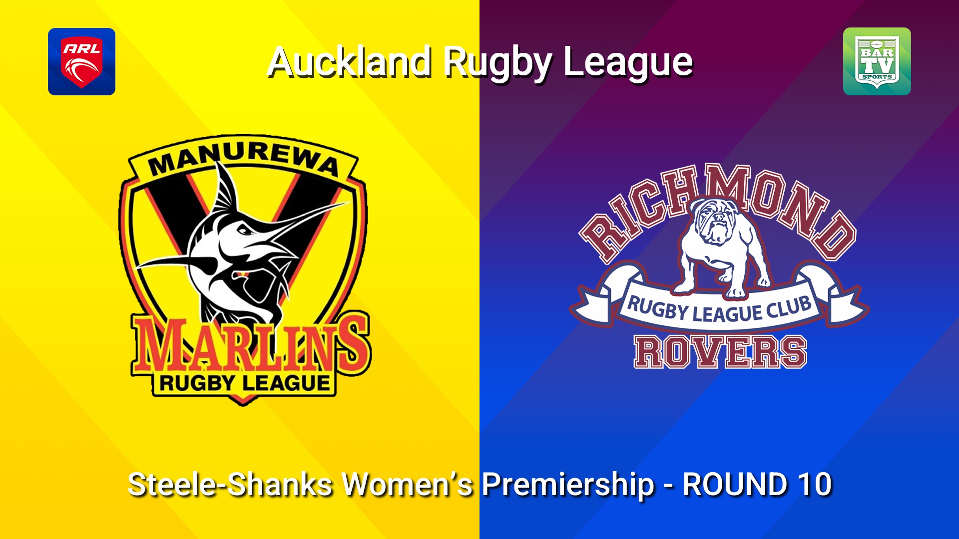 260627-video-Auckland RL ROUND 10 - Steele-Shanks Women’s Premiership - Manurewa Marlins v Richmond Rovers Slate Image