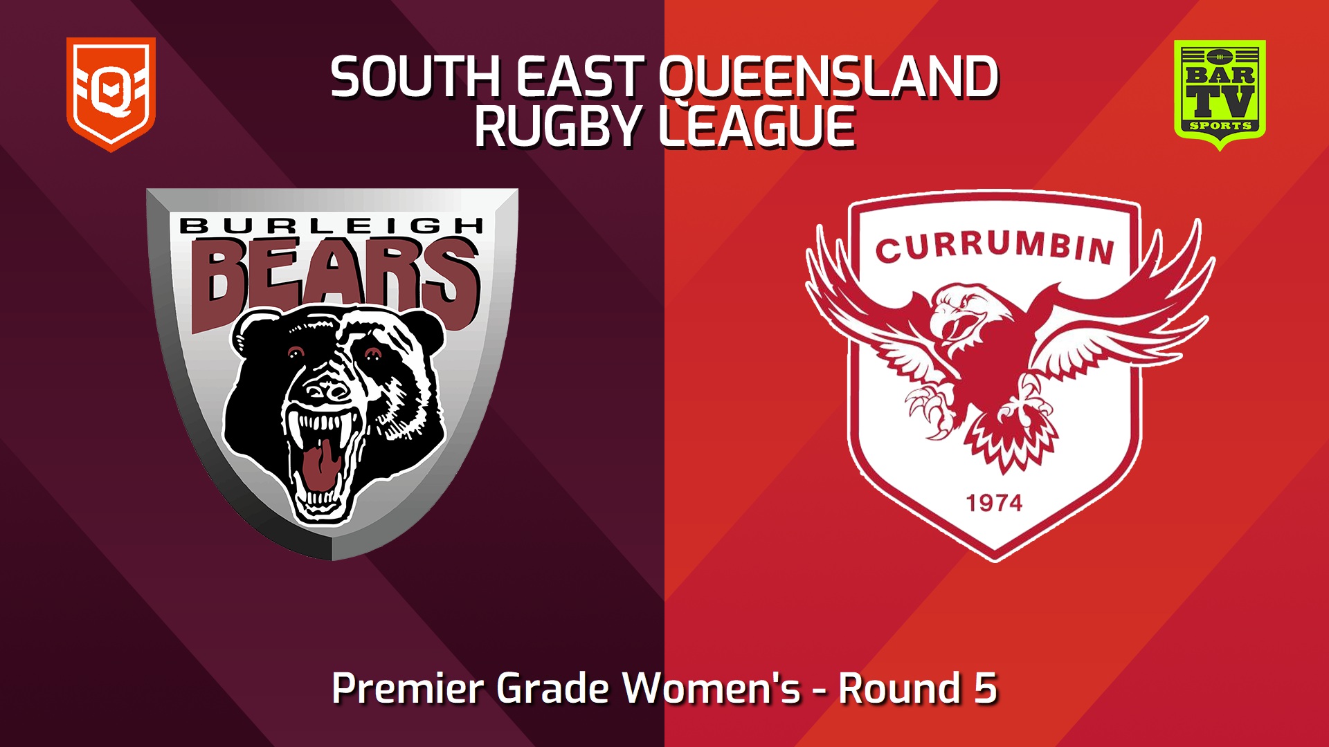 240526-video-SEQ Rugby League  Round 5 - Premier Grade Women's - Burleigh Bears v Currumbin Eagles Slate Image