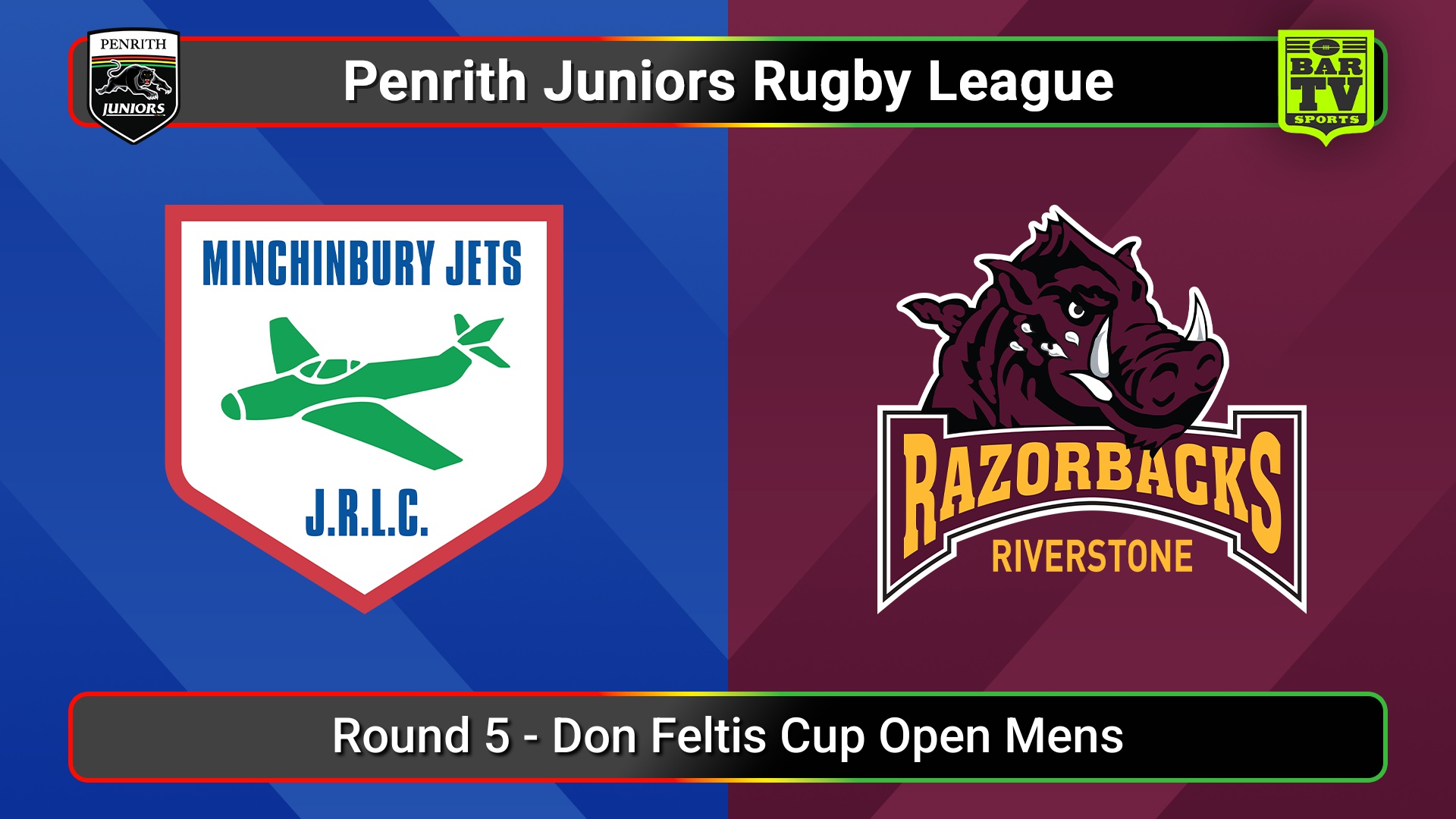250518-video-Penrith & District Junior Rugby League Round 5 - Don Feltis Cup Open Mens - Minchinbury v Riverstone Slate Image