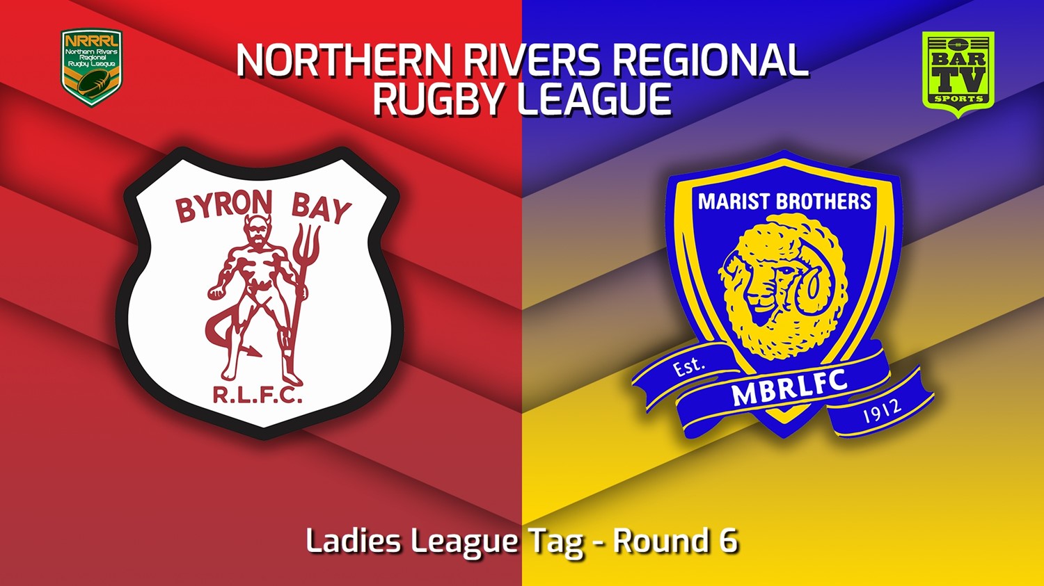 230521-Northern Rivers Round 6 - Ladies League Tag - Byron Bay Red Devils v Lismore Marist Brothers Slate Image