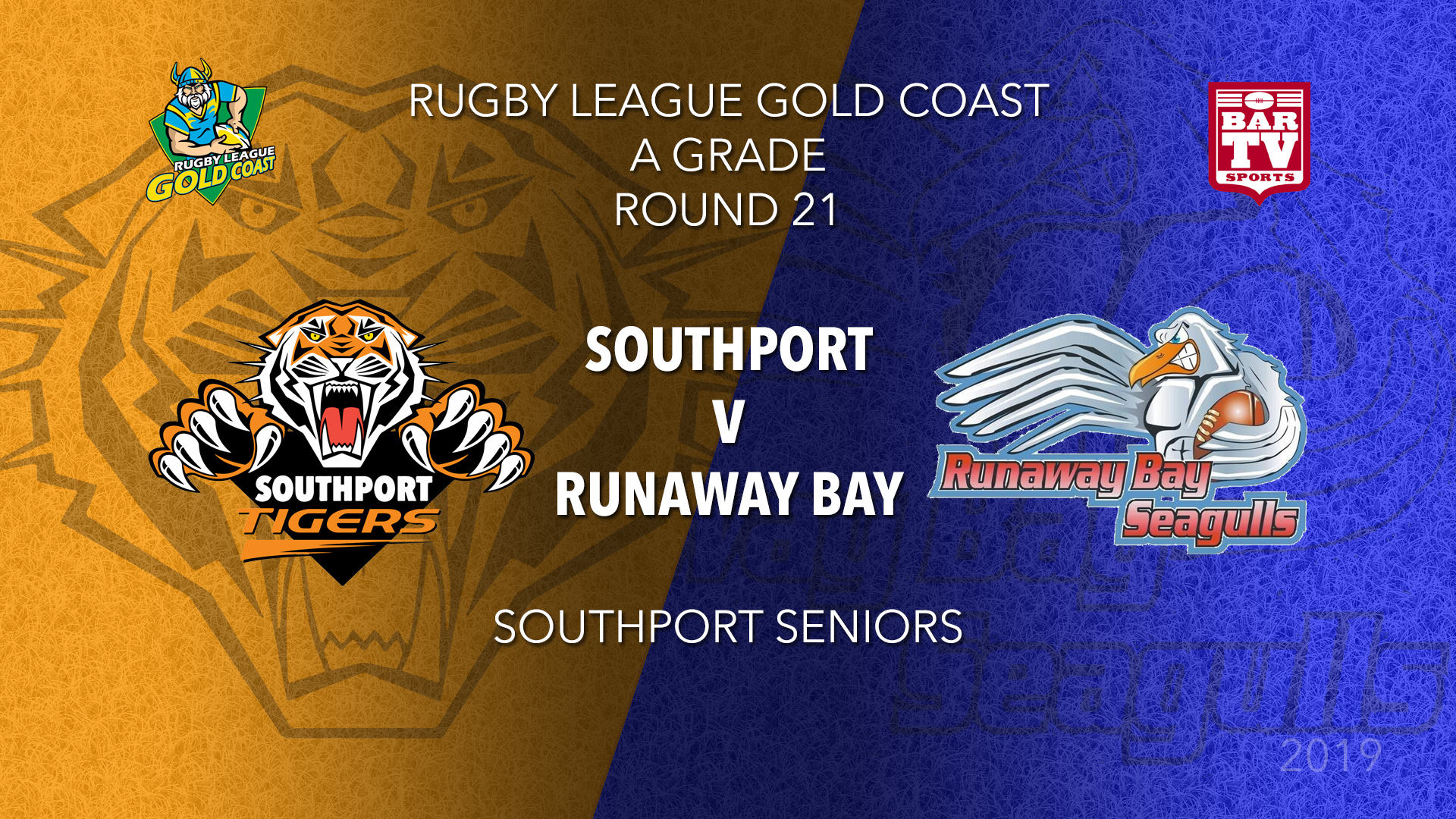 RLGC Round 21 - A Grade - Southport Tigers v Runaway Bay Slate Image