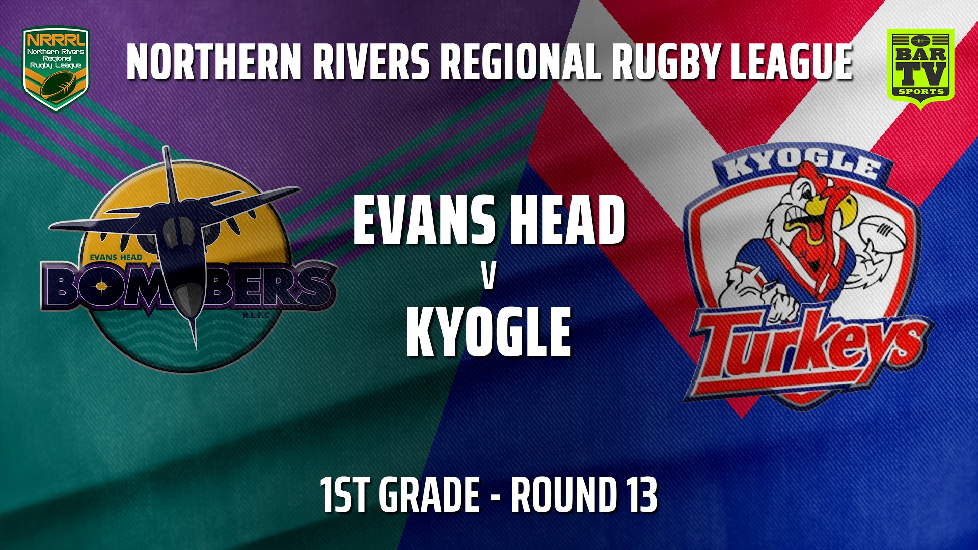 210731-Northern Rivers Round 13 - 1st Grade - Evans Head Bombers v Kyogle Turkeys Slate Image