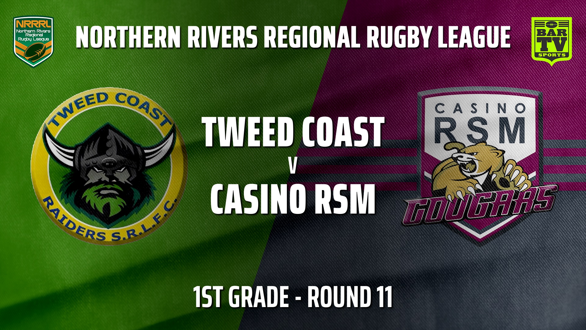 210718-Northern Rivers Round 11 - 1st Grade - Tweed Coast Raiders v Casino RSM Cougars Slate Image
