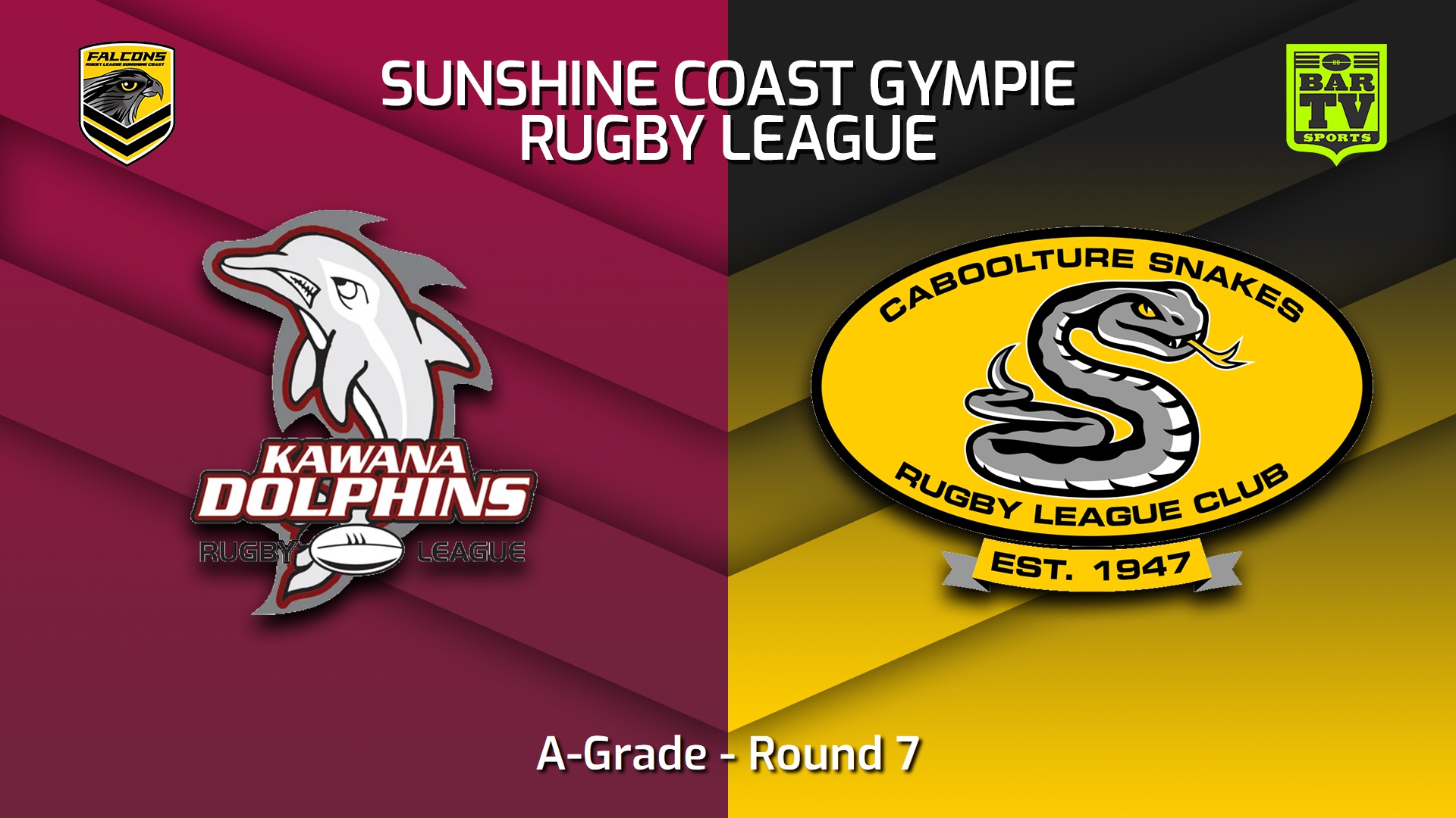 230520-Sunshine Coast RL Round 7 - A-Grade - Kawana Dolphins v Caboolture Snakes Slate Image