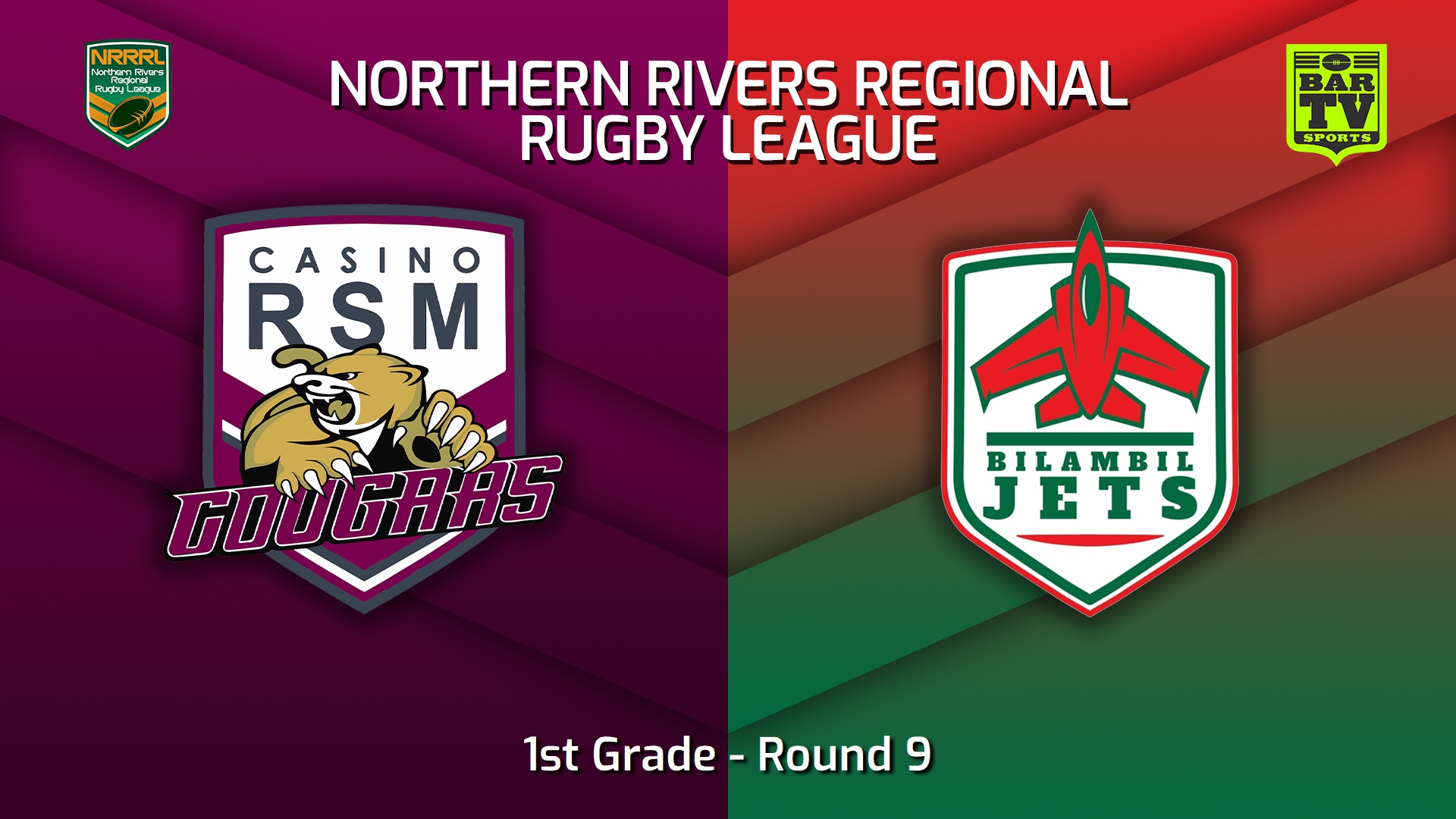 230618-Northern Rivers Round 9 - 1st Grade - Casino RSM Cougars v Bilambil Jets Slate Image