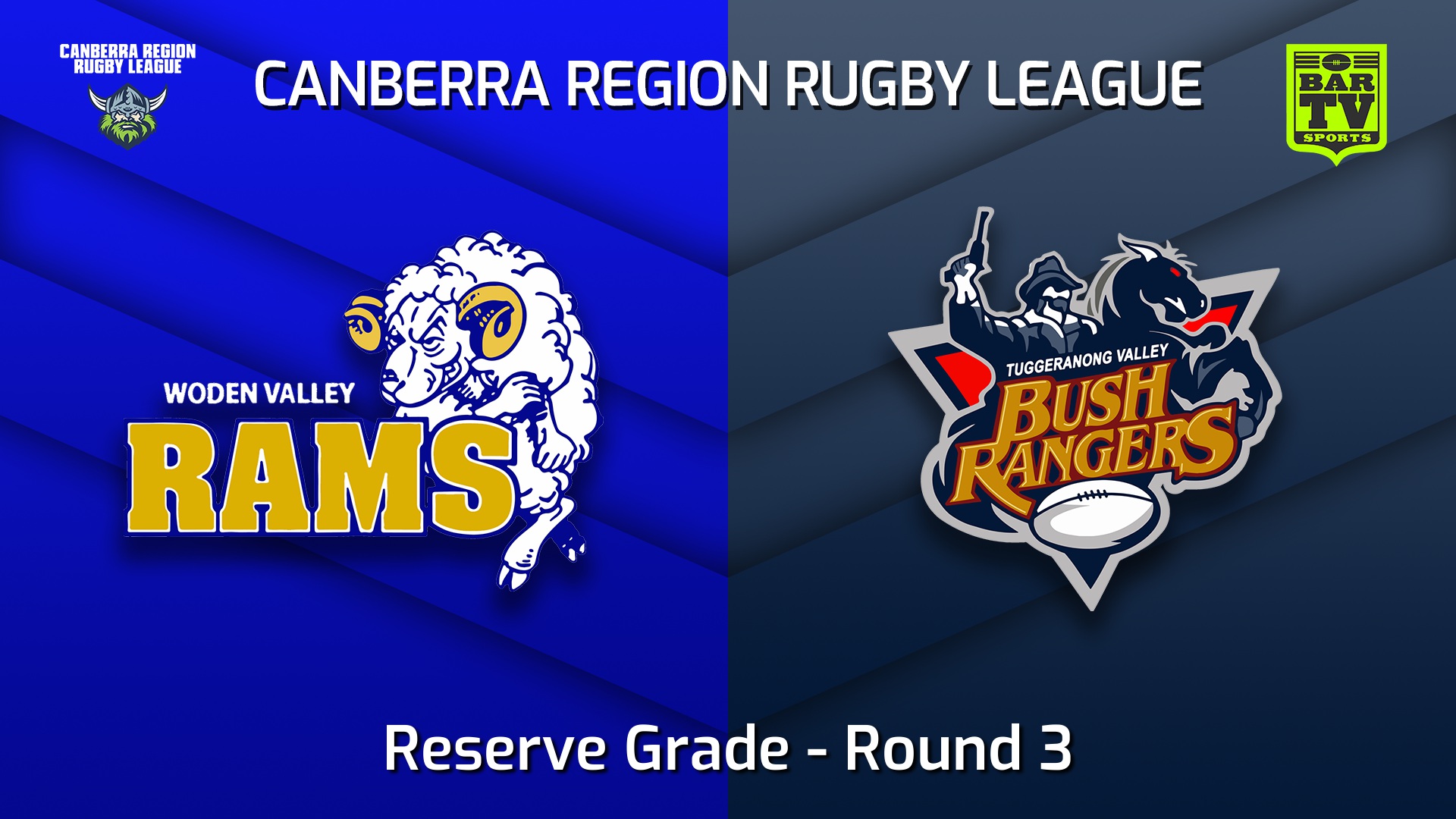 220423-Canberra Round 3 - Reserve Grade - Woden Valley Rams v Tuggeranong Bushrangers Slate Image