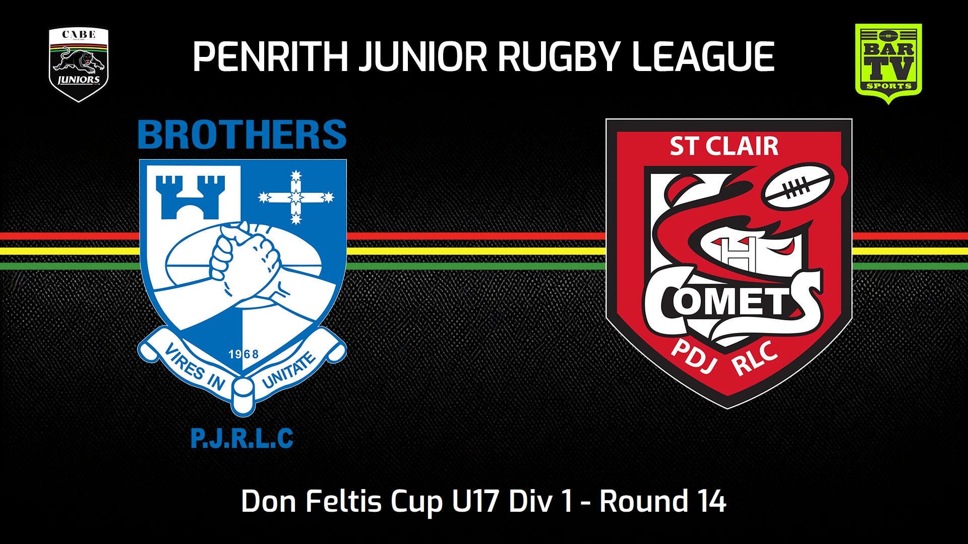 240728-video-Penrith & District Junior Rugby League Round 14 - Don Feltis Cup U17 Div 1 - Brothers v St Clair Slate Image