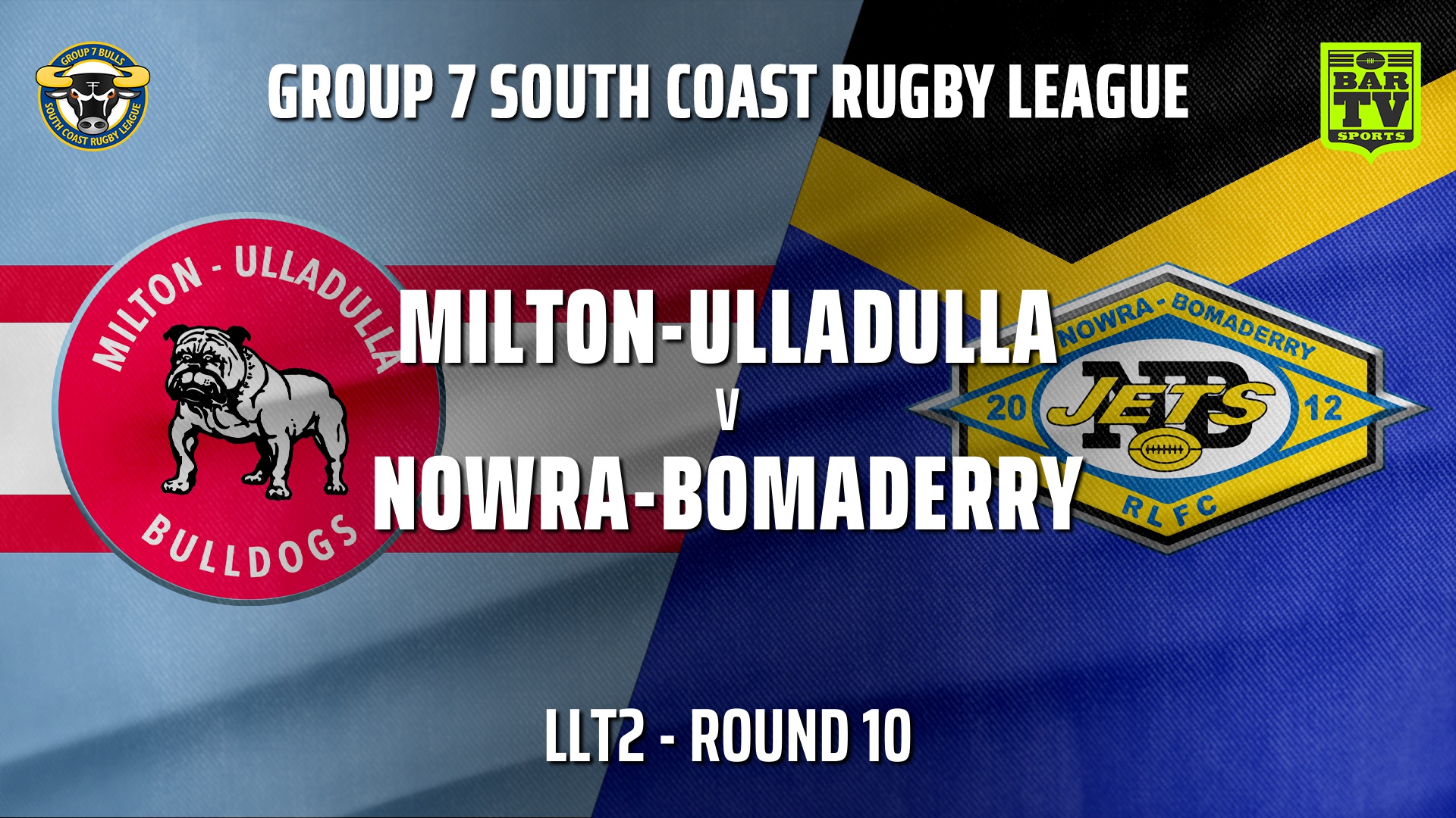 210620-South Coast Round 10 - LLT2 - Milton-Ulladulla Bulldogs v Nowra-Bomaderry  Slate Image