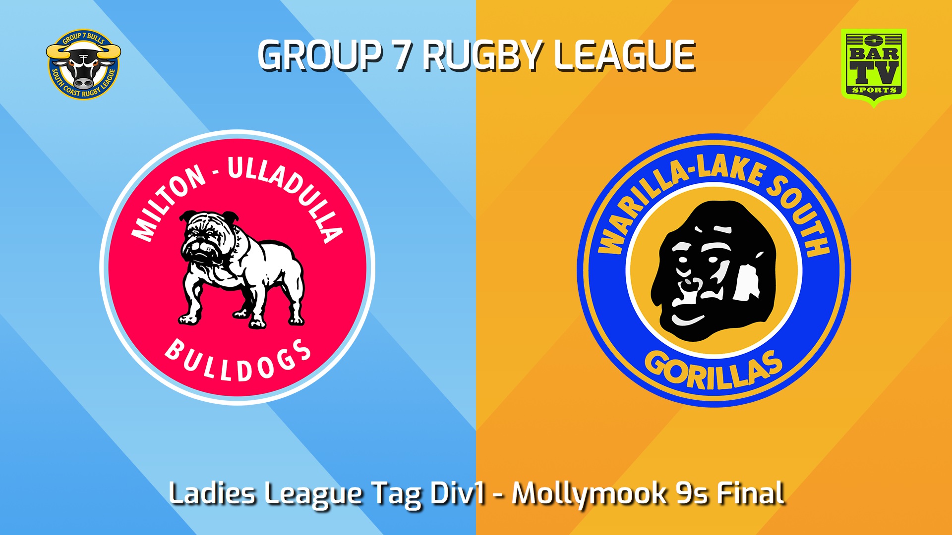 240309-South Coast Final 9 - Ladies League Tag Div1 - Milton-Ulladulla Bulldogs v Warilla-Lake South Gorillas Slate Image