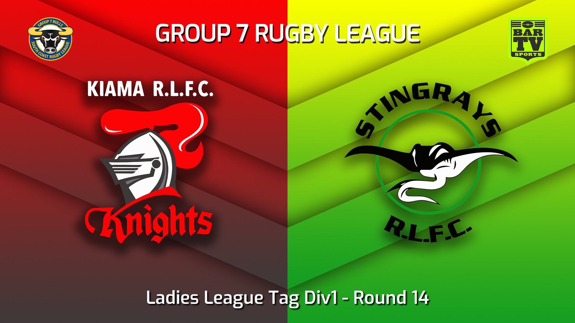 230716-South Coast Round 14 - Ladies League Tag Div1 - Kiama Knights v Stingrays of Shellharbour Slate Image