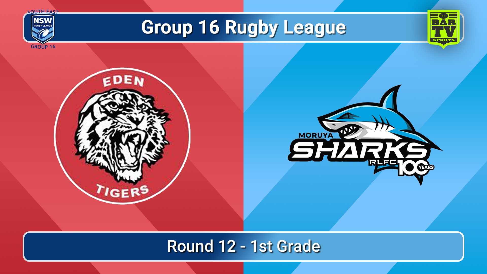 260726-video-Group 16 Rugby League  Round 12 - 1st Grade - Eden Tigers v Moruya Sharks Slate Image