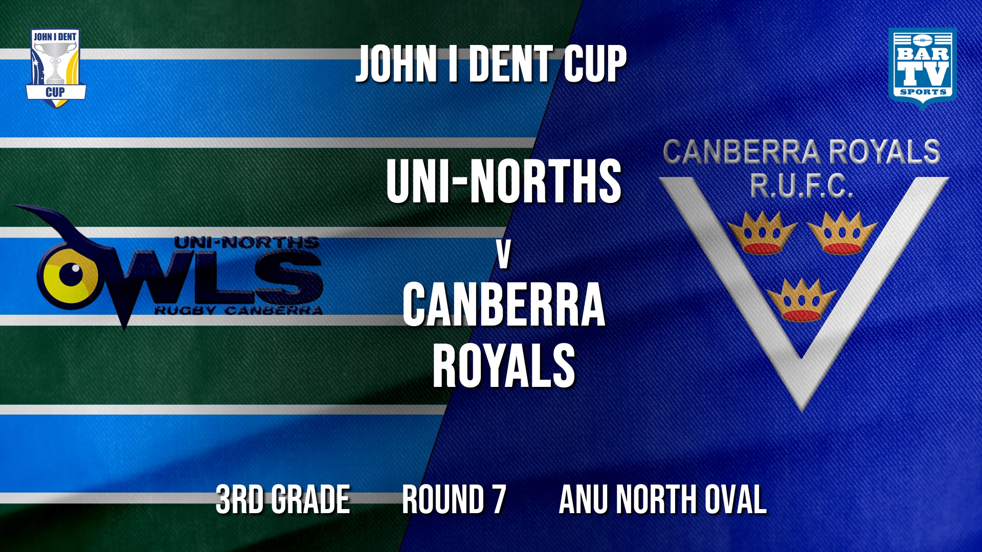John I Dent Round 7 - 3rd Grade - UNI-Norths v Canberra Royals Slate Image