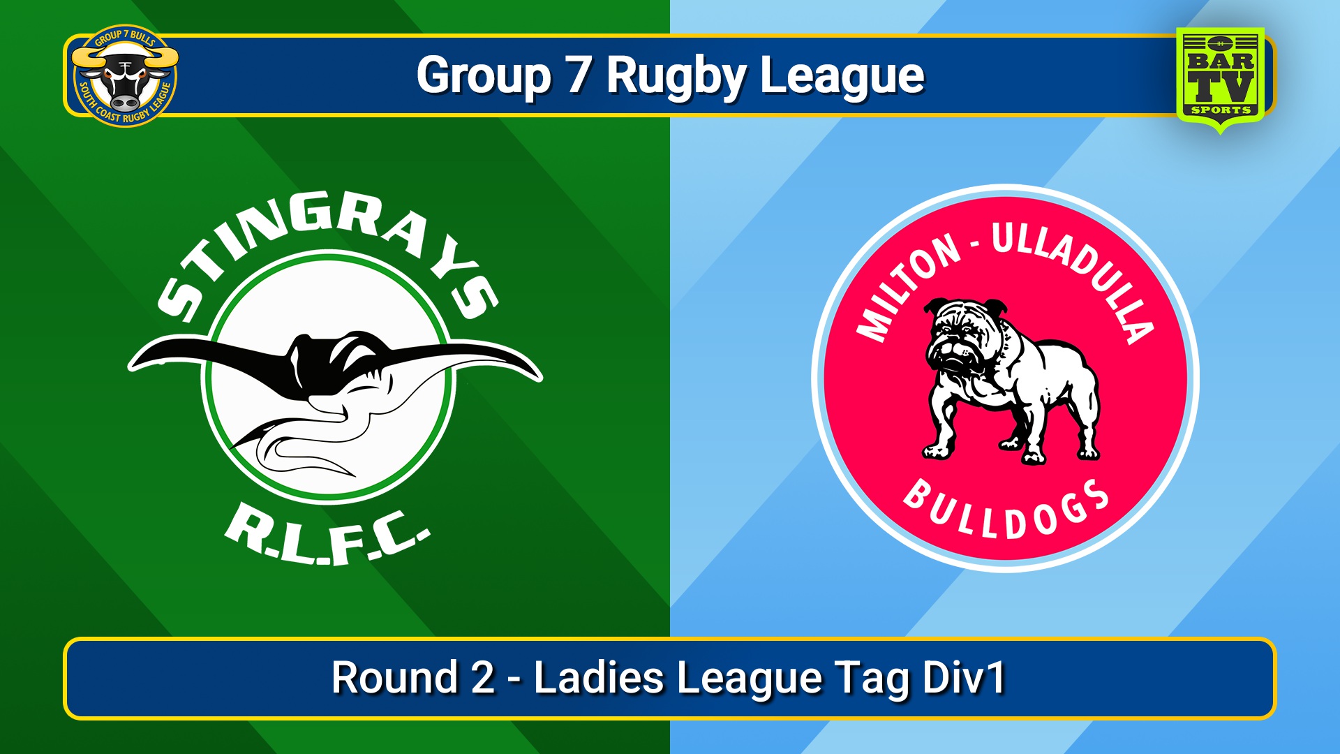 250413-video-South Coast Round 2 - Ladies League Tag Div1 - Stingrays of Shellharbour v Milton-Ulladulla Bulldogs Slate Image