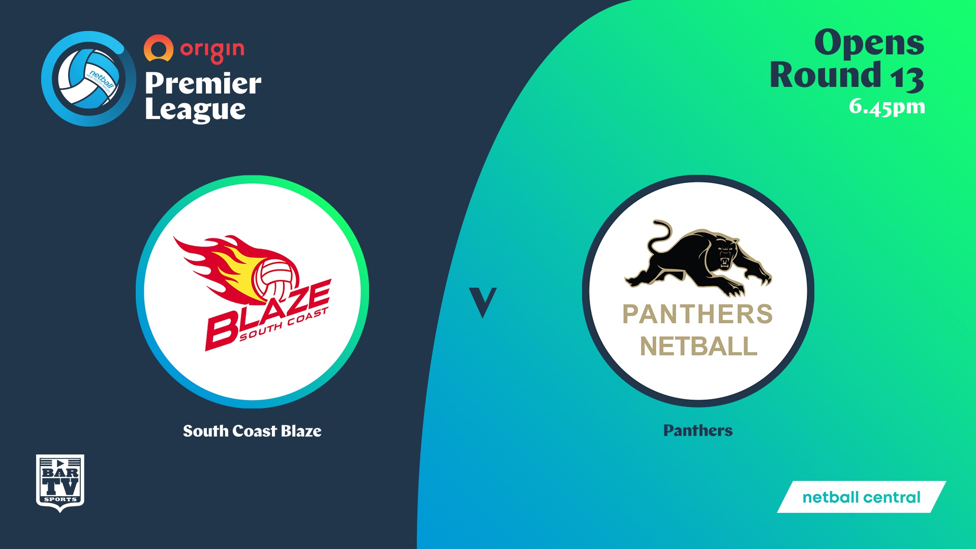 NSW Prem League Round 13 - Opens - South Coast Blaze v Panthers Slate Image