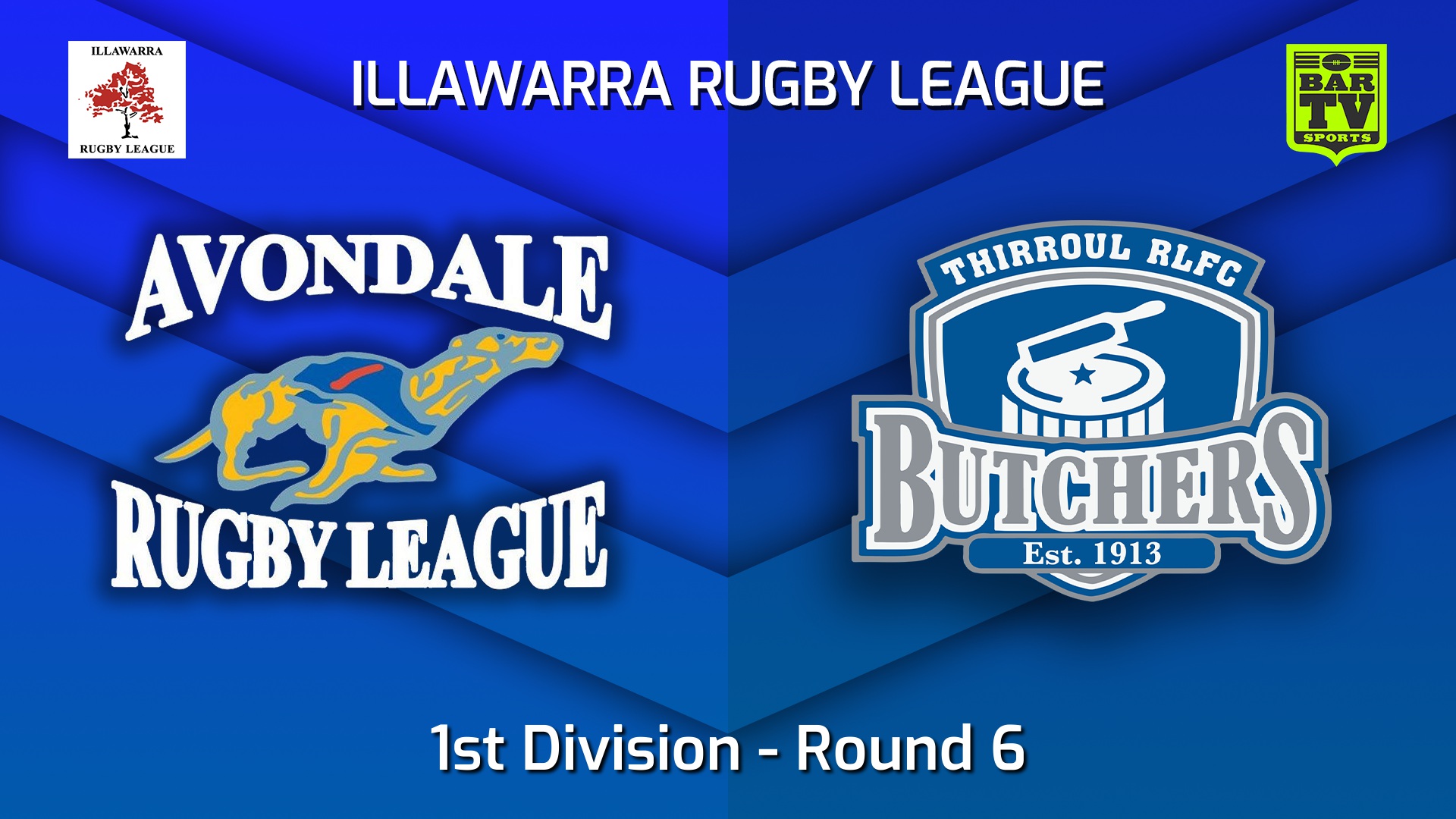 220605-Illawarra Round 6 - 1st Division - Avondale Greyhounds v Thirroul Butchers Slate Image